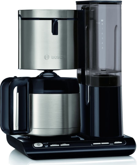 BOSCH Filterkaffeemaschine »TKA8A683 1x4, Thermokanne mit 1,1 l | Styline«, BAUR Kaffeekanne, Papierfilter