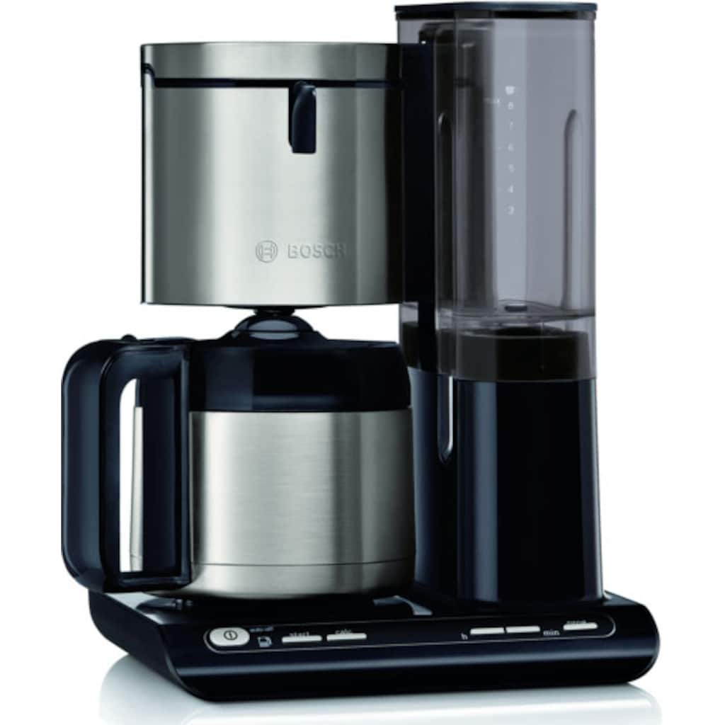 BOSCH Filterkaffeemaschine »TKA8A683 Styline«, 1,1 l Kaffeekanne, Papierfilter, 1x4