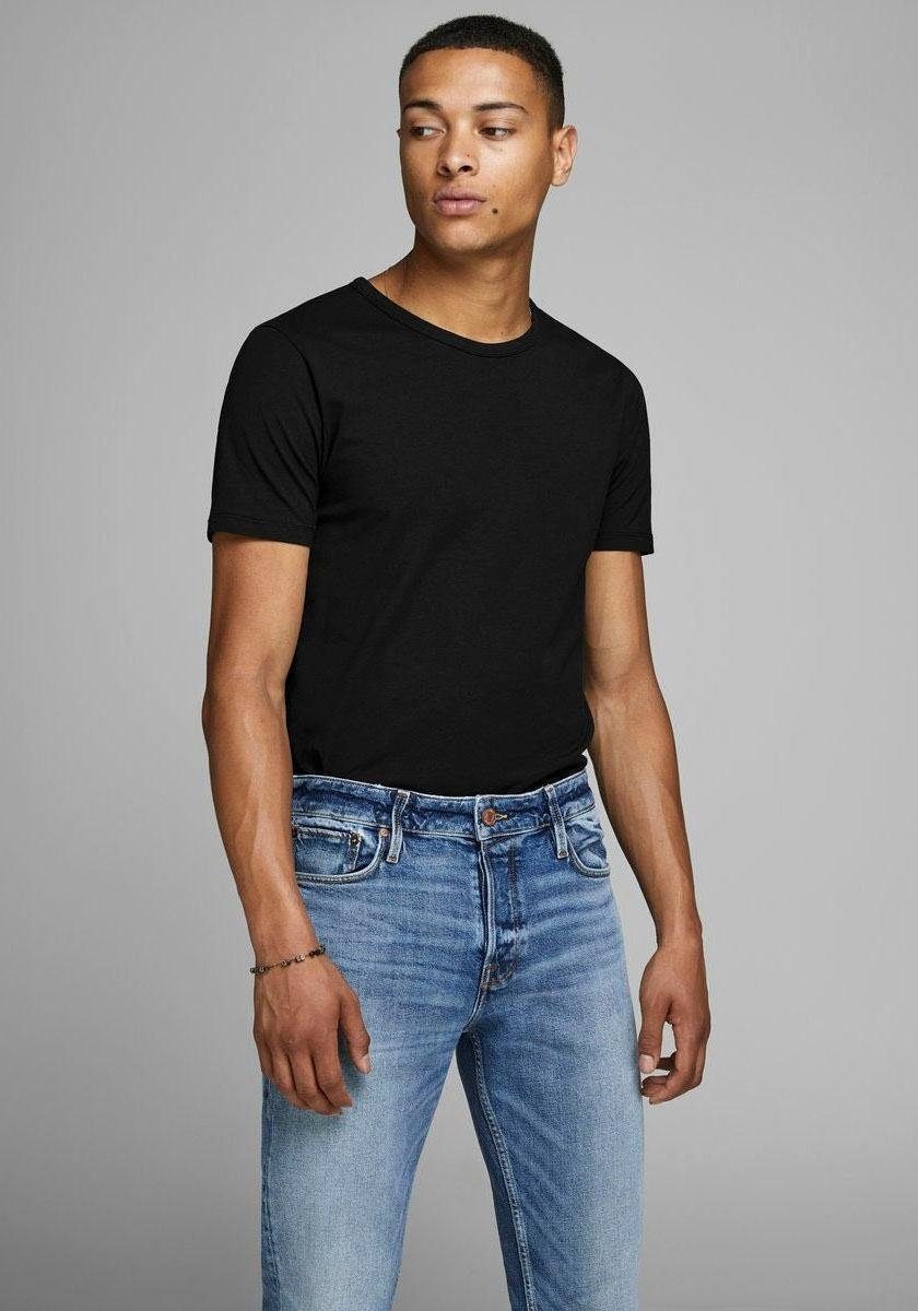 Jack & Jones T-Shirt "JJEBASIC mit schmaler Passform für jeden Tag" unifarb günstig online kaufen