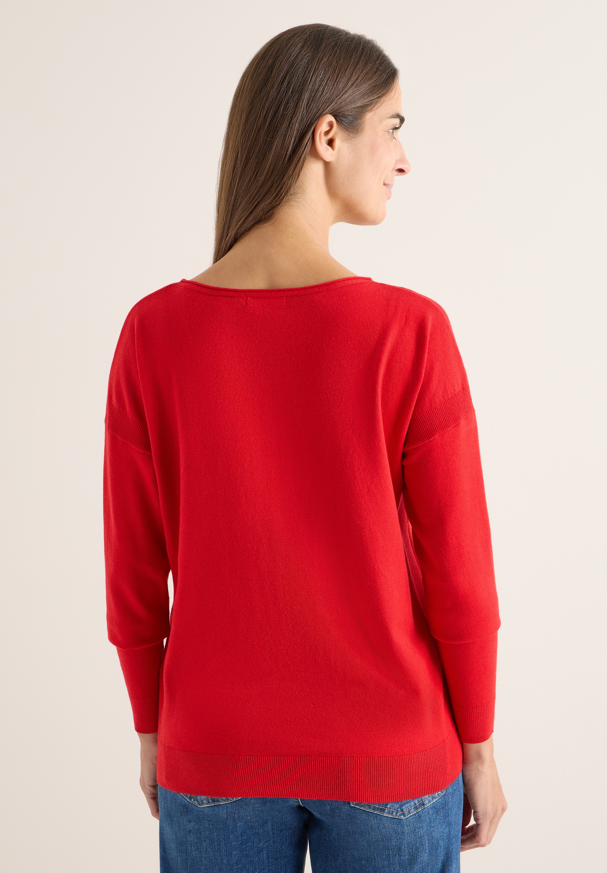 Cecil Strickpullover aus softem Materialmix günstig online kaufen