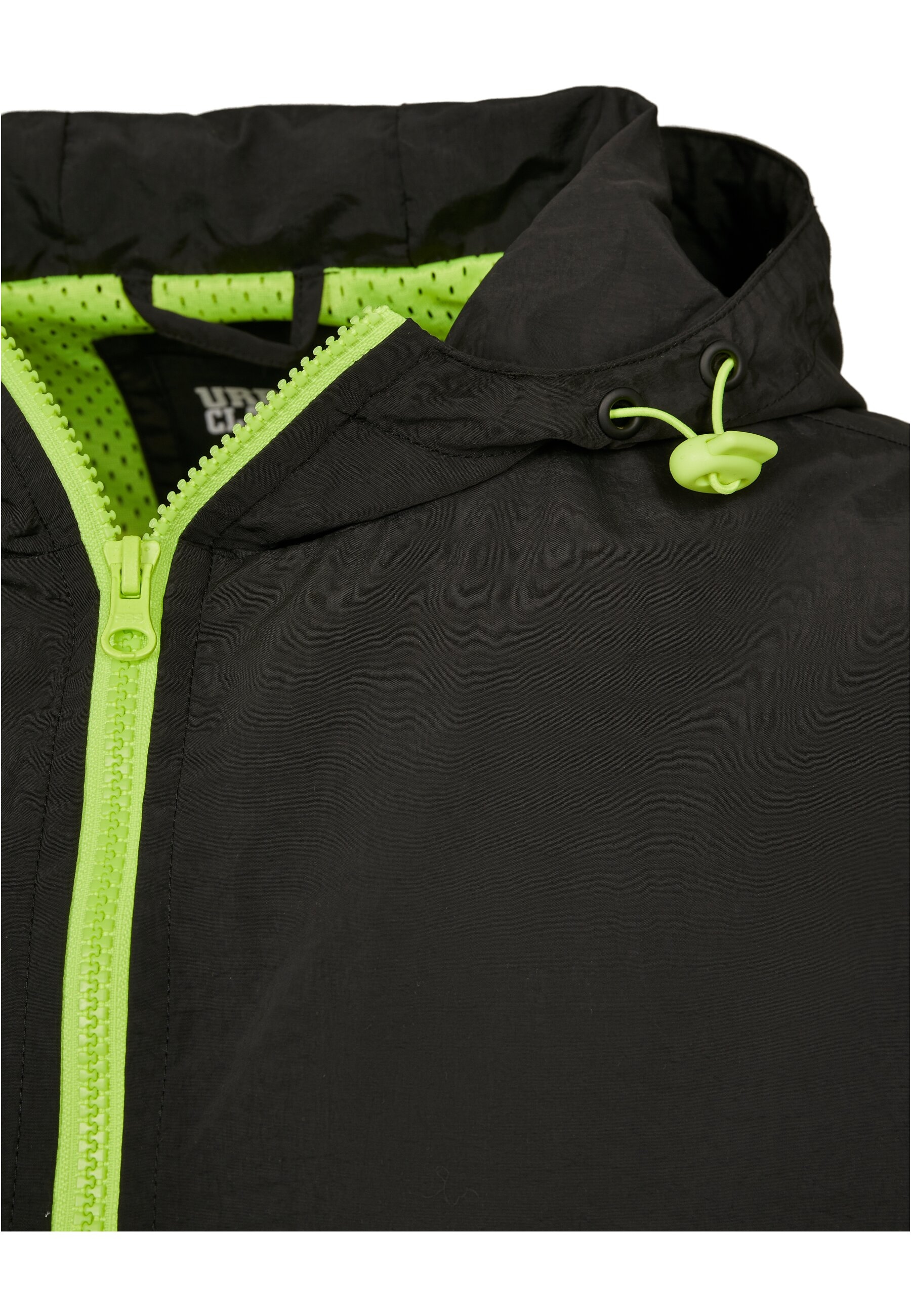 URBAN CLASSICS Anorak »Urban Classics Herren Contrast Pull Over Jacket«, (1 St.), mit Kapuze