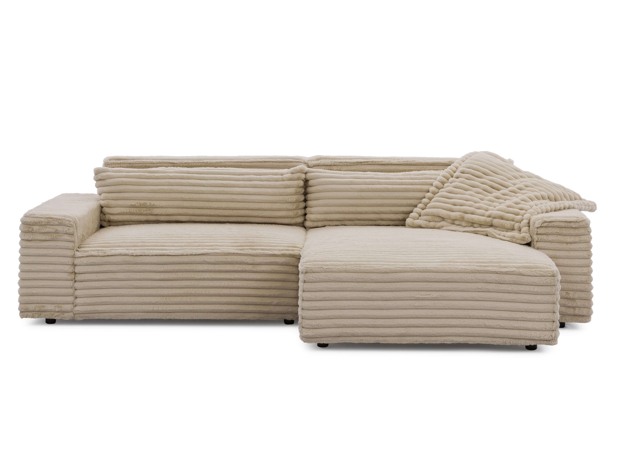 OTTO home Ecksofa "KINLEE Design-Sofa mit Recamiere rechts/links, Maße B/T/ günstig online kaufen