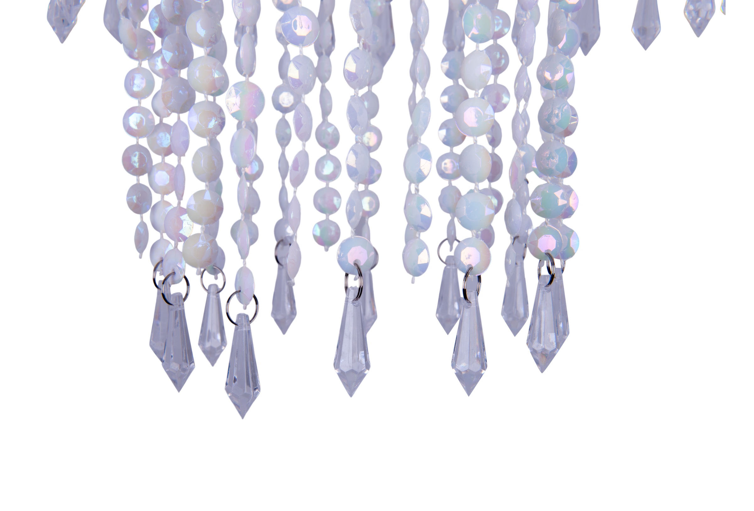 näve Pendelleuchte »Lina« E27 1 Stk. excl. 1x E27, Gestell chrom, Behang klar/transparent, excl. Pendel