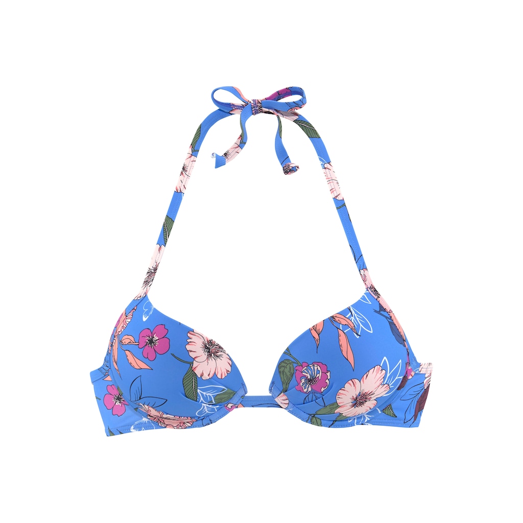 s.Oliver Push-Up-Bikini-Top »Maya«, mit floralem Design