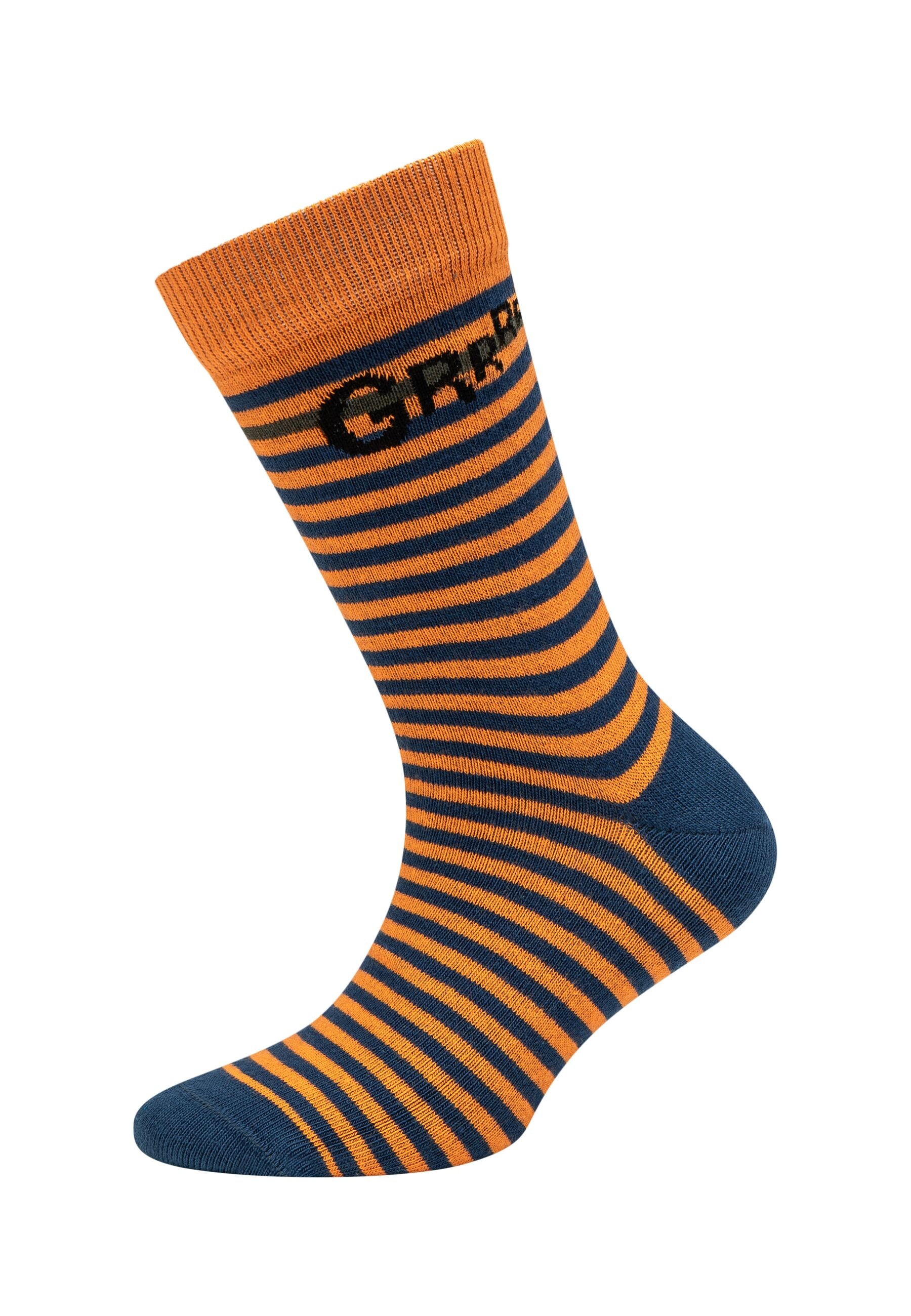 Camano Socken »Kindersocken ca-soft 8er Pack«, 8er Pack Ohne drückenden Gummibund, Mit OCS zertifizierter Baumwolle