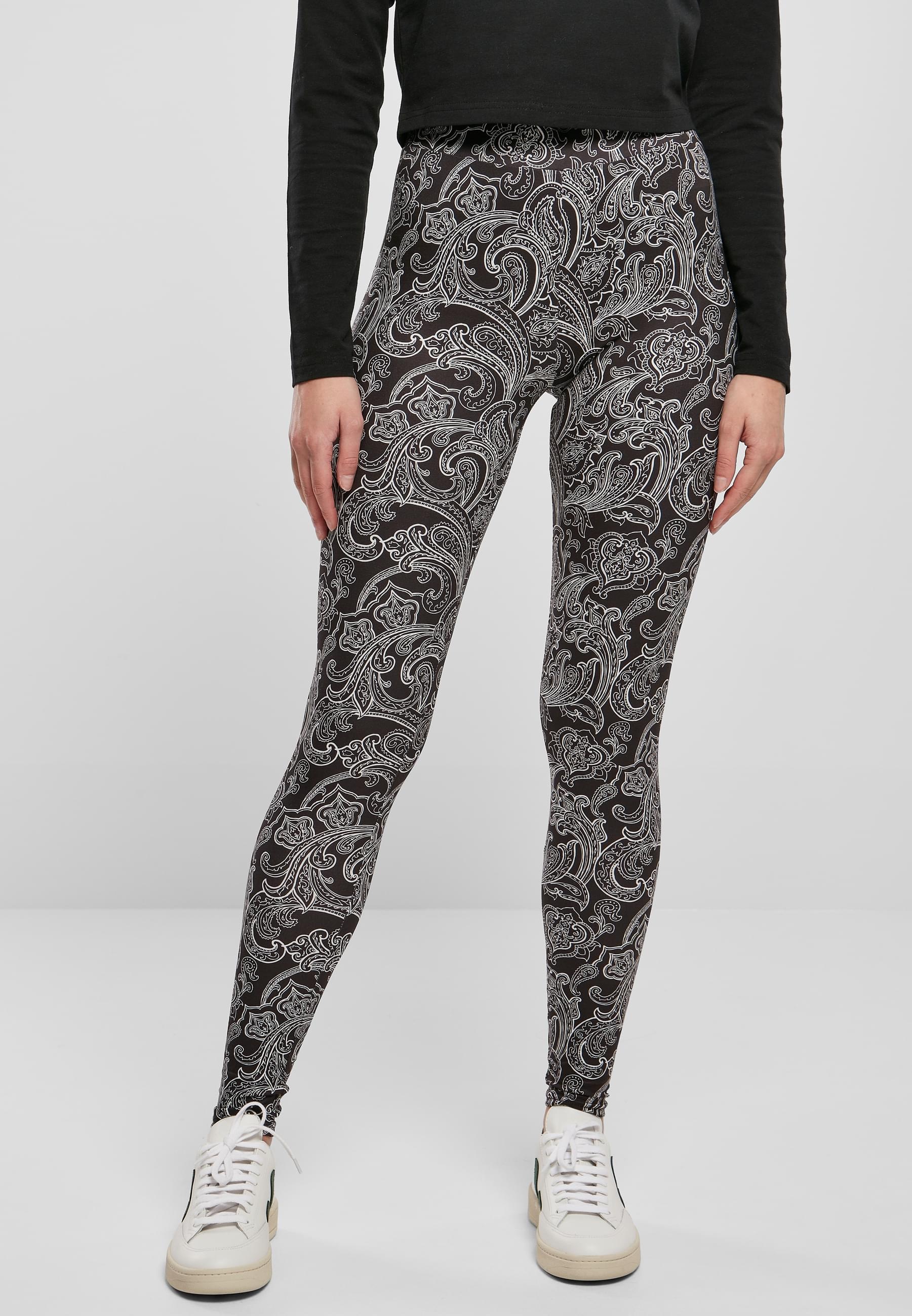 URBAN CLASSICS Leggings »Urban Classics Damen Ladies Soft AOP Leggings«, (1 tlg.)