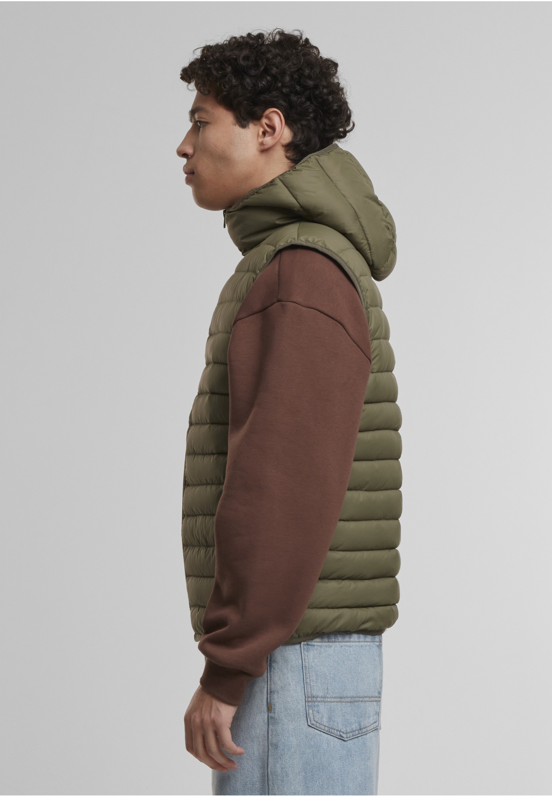 URBAN CLASSICS Steppweste »Urban Classics Basic Light Weigh Vest With Hood« 1