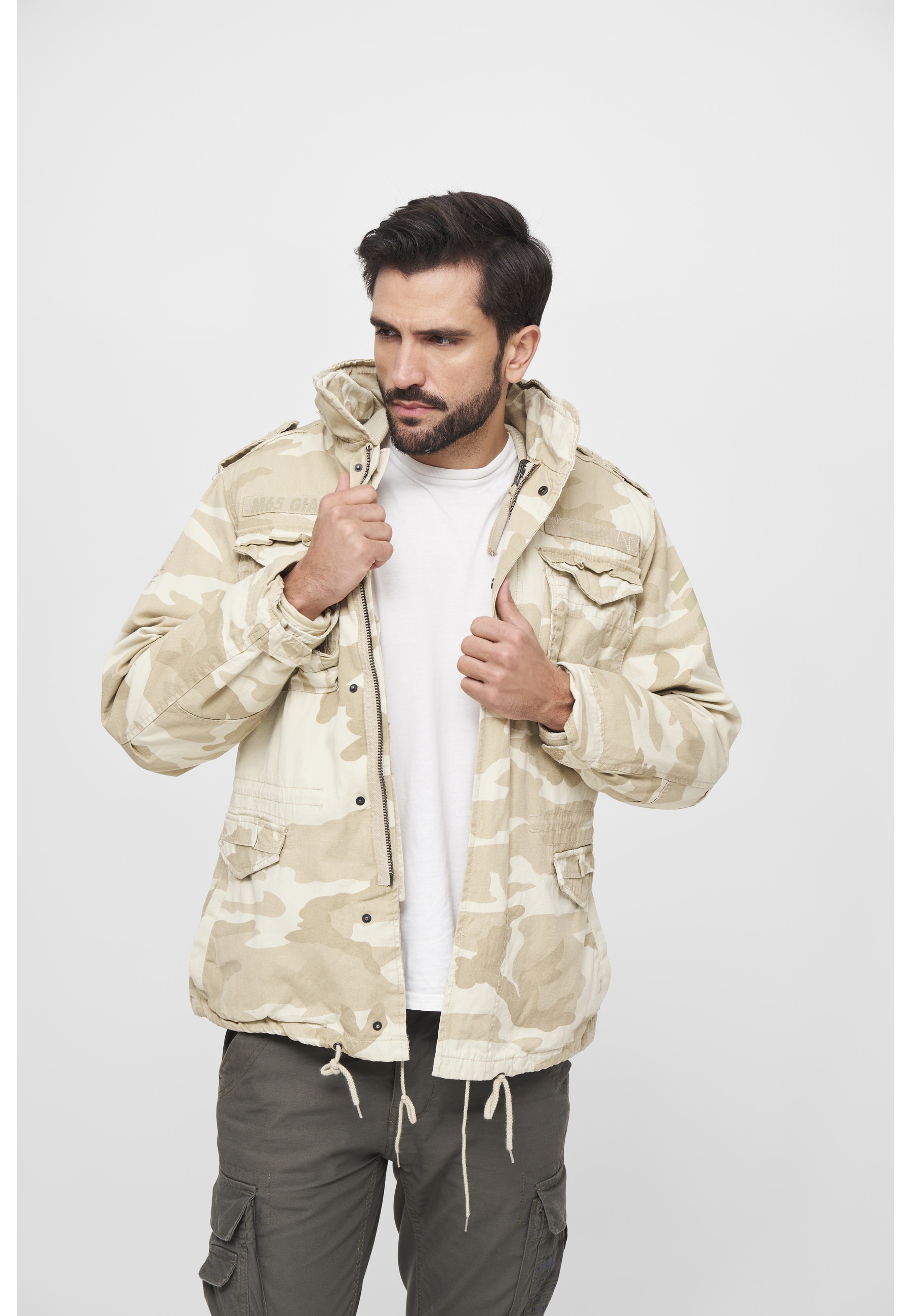 Brandit Winterjacke "Brandit Herren M-65 Giant Jacket" 1 Stk. tlg. ohne Kap günstig online kaufen