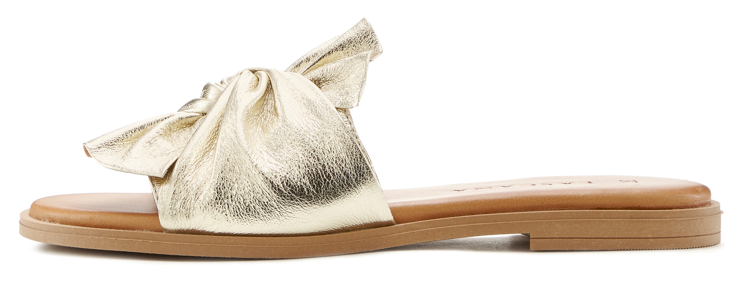 LASCANA Pantolette »Mule, Sandale, offener Schuh«, aus Leder