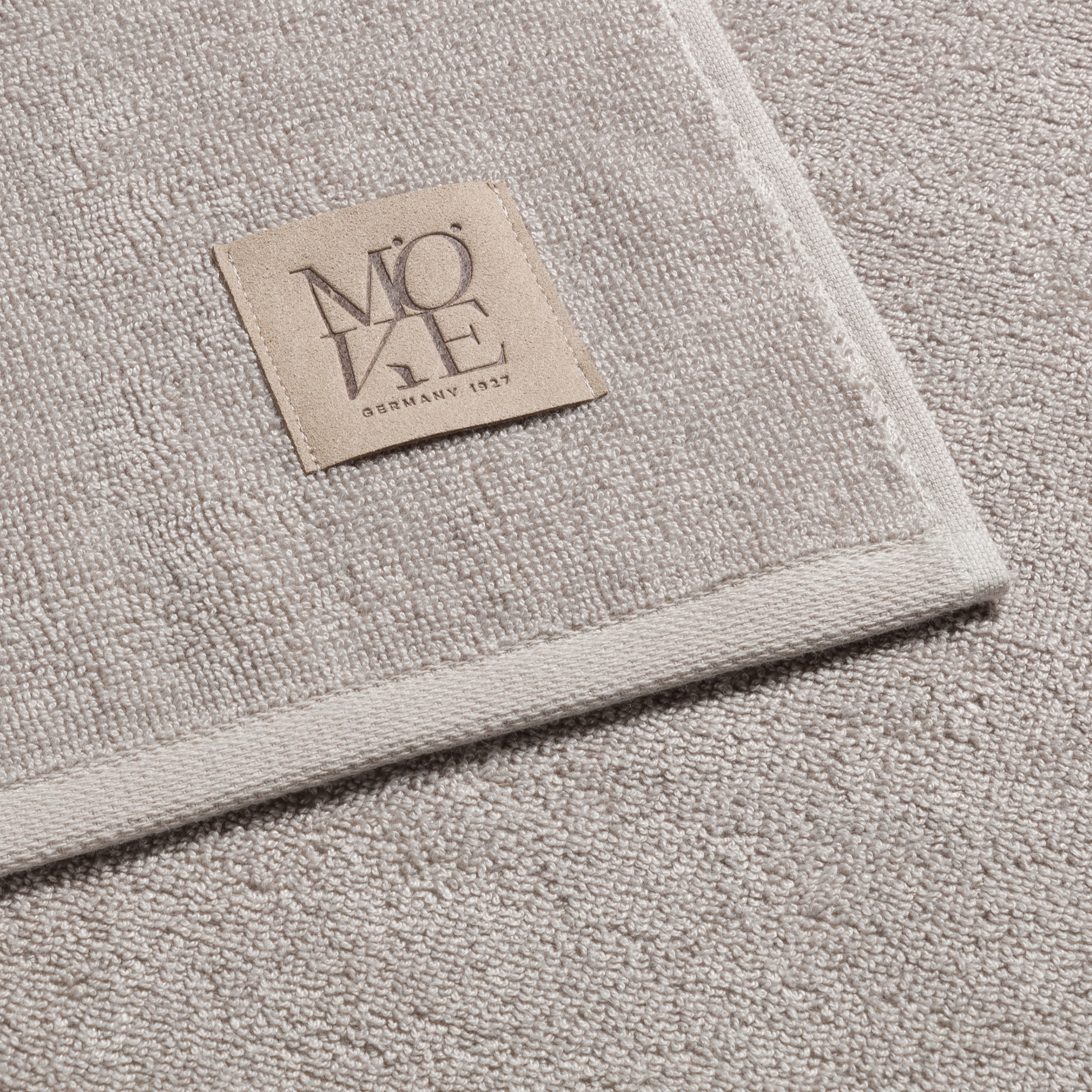 Möve Handtuch »Soft Silence Uni mit Prägeetikett«