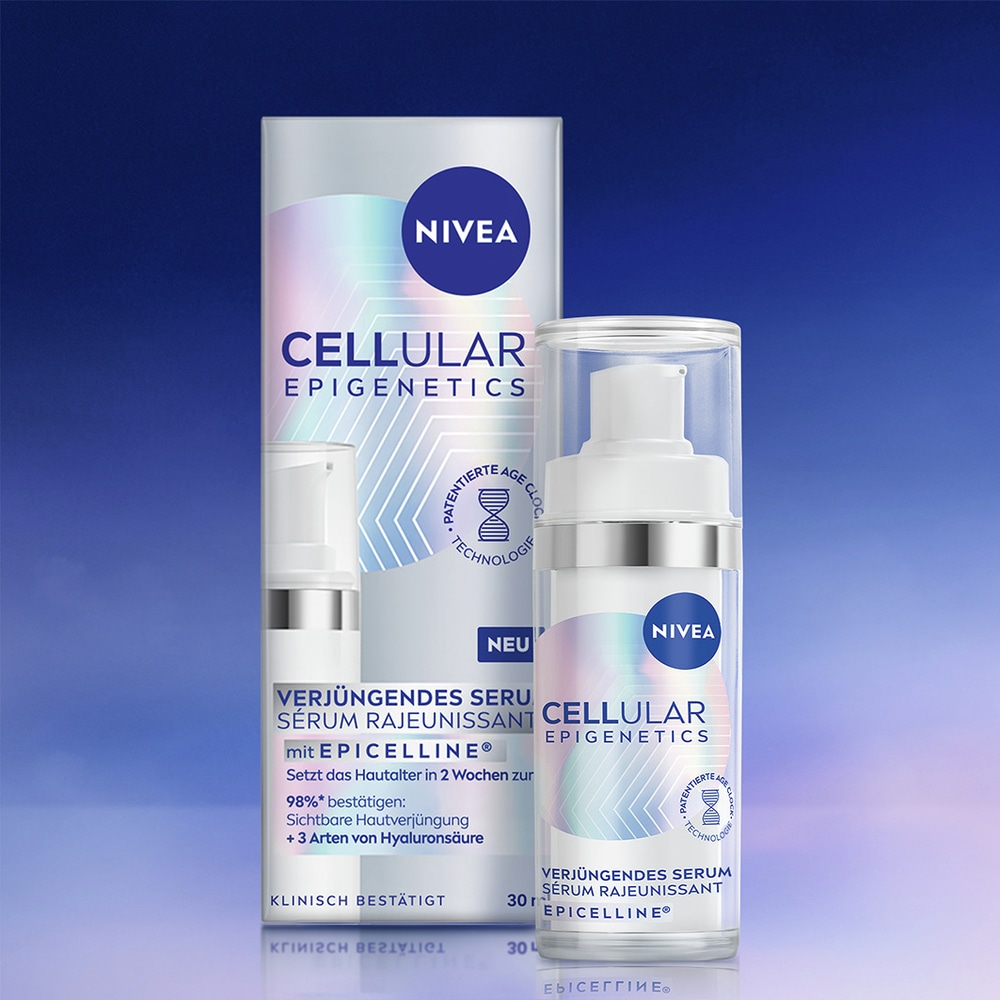 Nivea Anti-Falten-Serum »NIVEA CELLULAR Epigenetics Verjüngendes Serum«, Anti-Aging, für alle Hauttypen, verjüngend, pflegend
