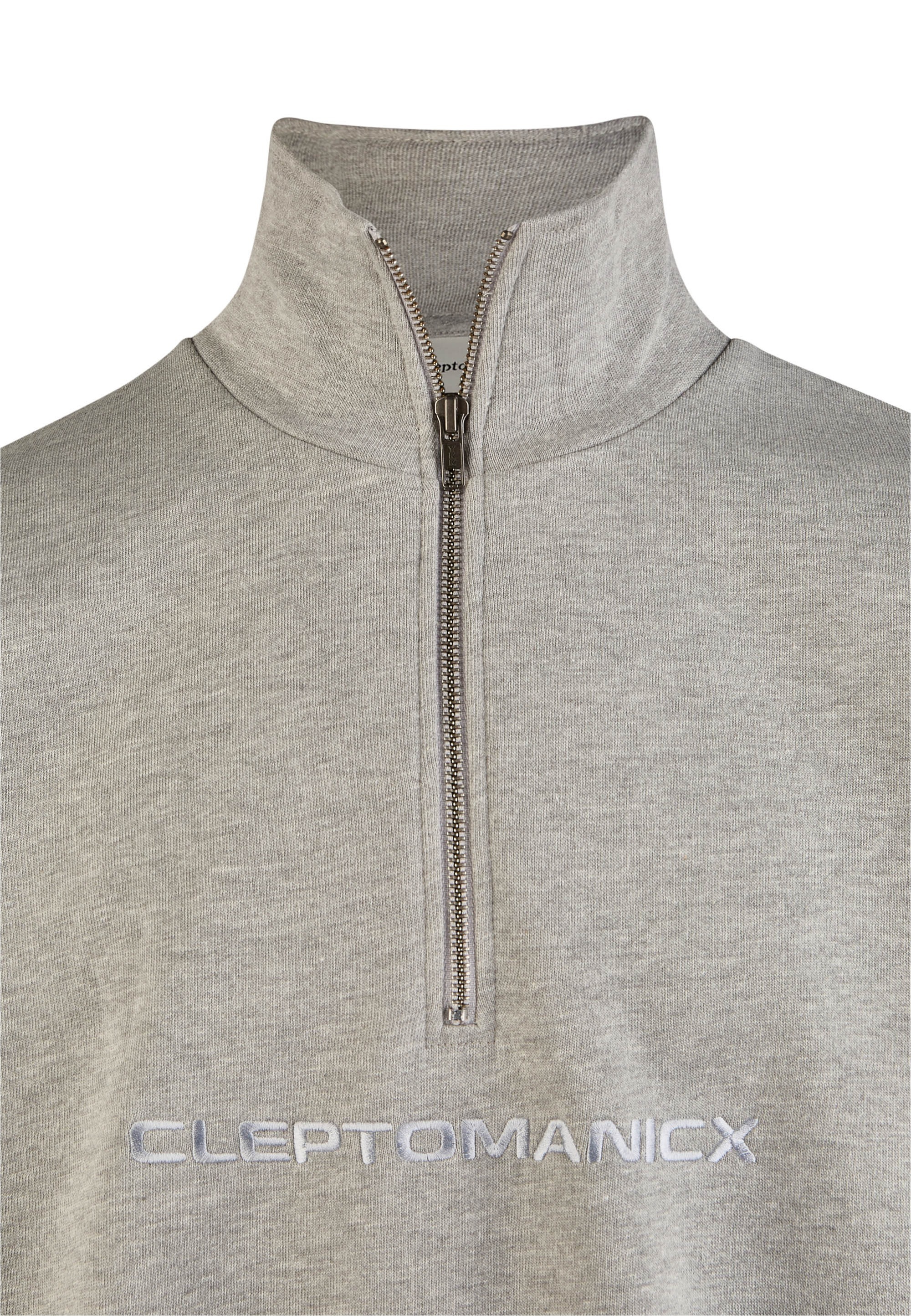 Cleptomanicx Strickpullover »Boxy Crewneck Eurostile«, Locker geschnitten