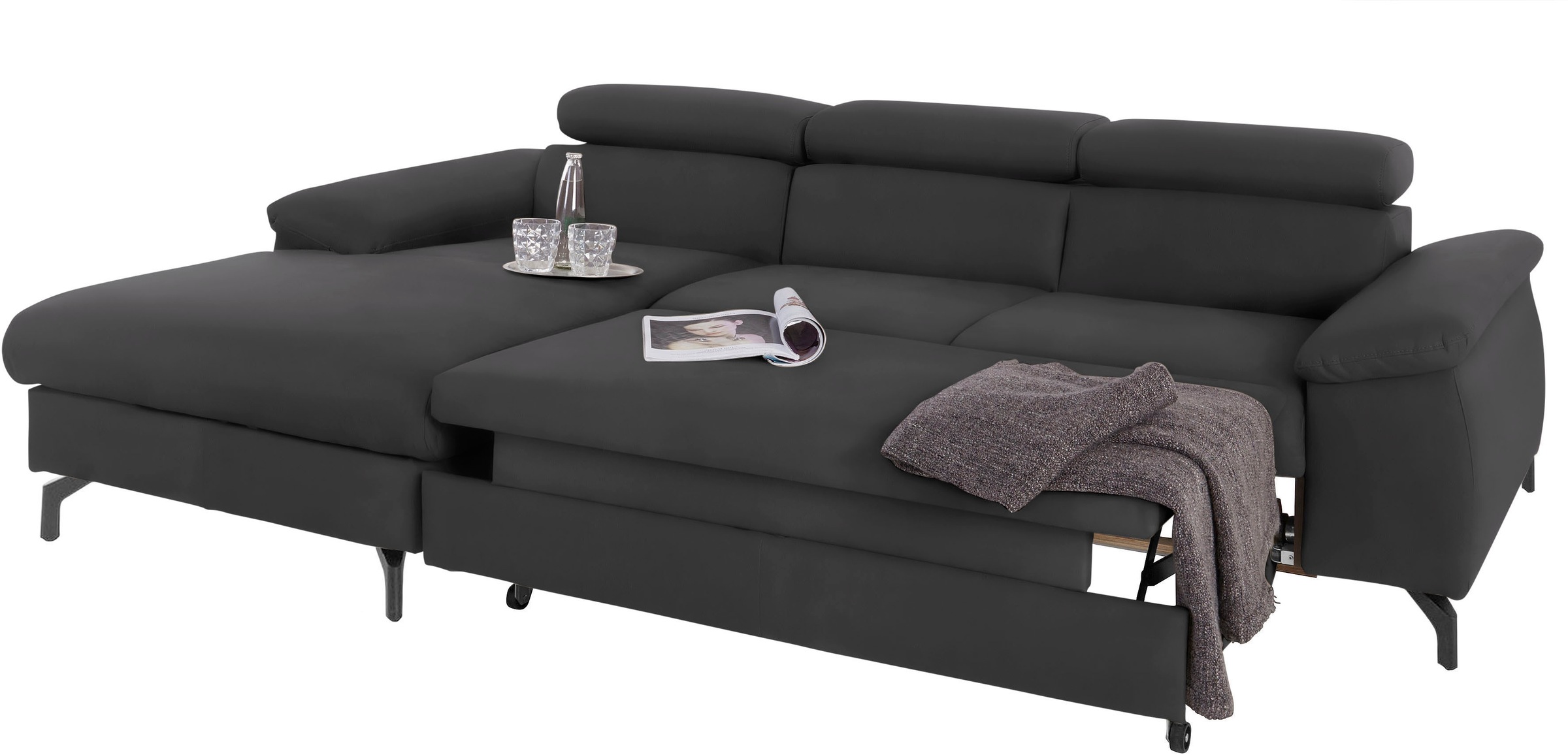 Cotta Kitty L-Shape Sofa Black 6