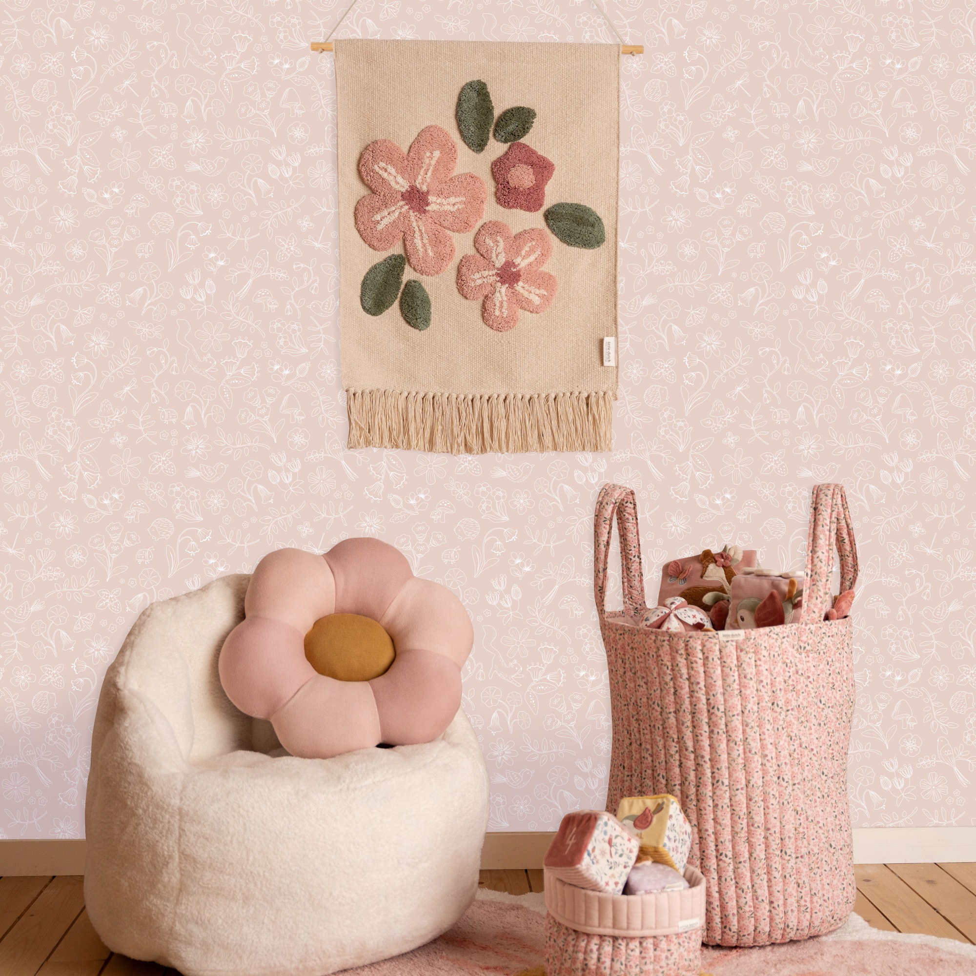 LITTLE DUTCH Vliestapete »Fairy Wonders Blossom«, geblümt, Design Tapeten
