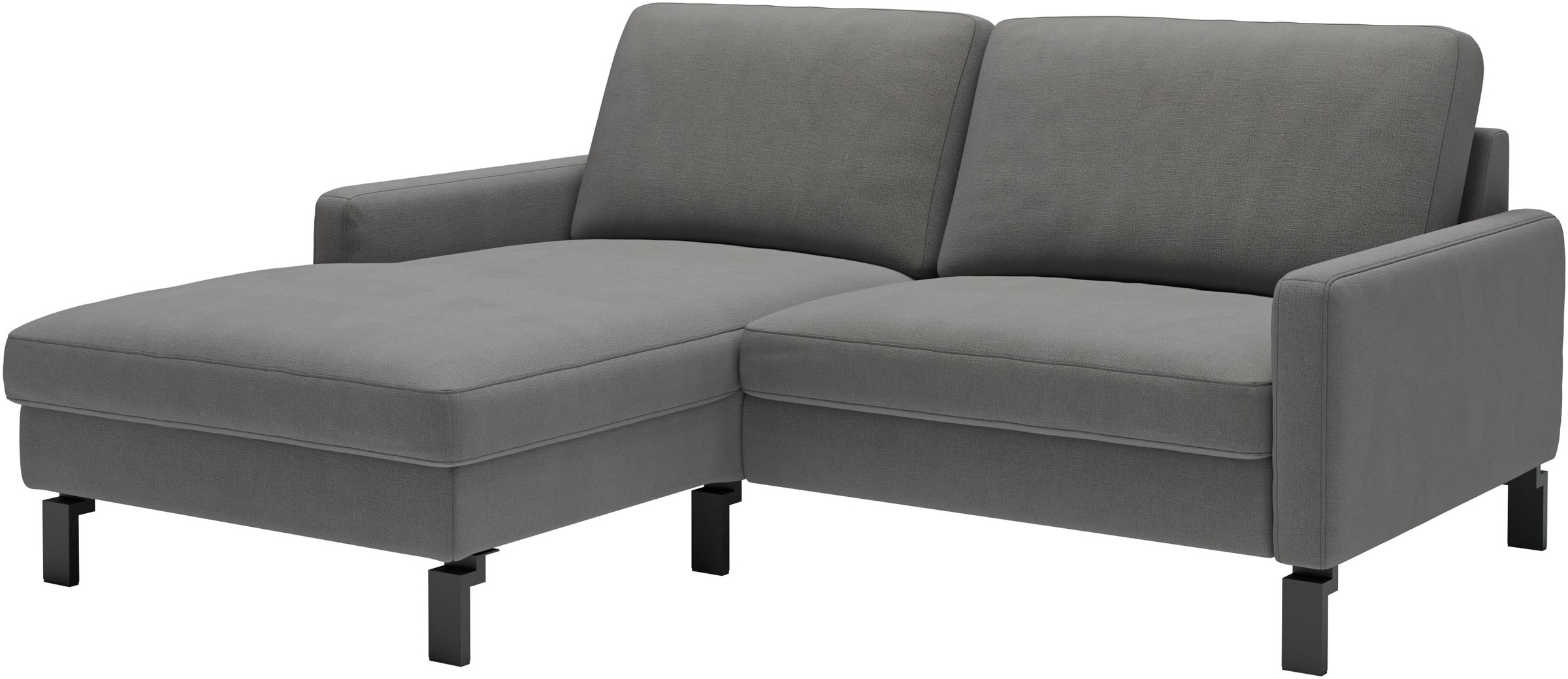 Ecksofa HOME AFFAIRE "Lecce, L-Form, Federkernpolsterung, Breite 194 cm", anthrazit, B:194cm H:86cm T:164cm, 100% Polyester, Sofas, Ecksofa, inkl. saugroboterfreundliche Höhe & schmale Armlehnen 8