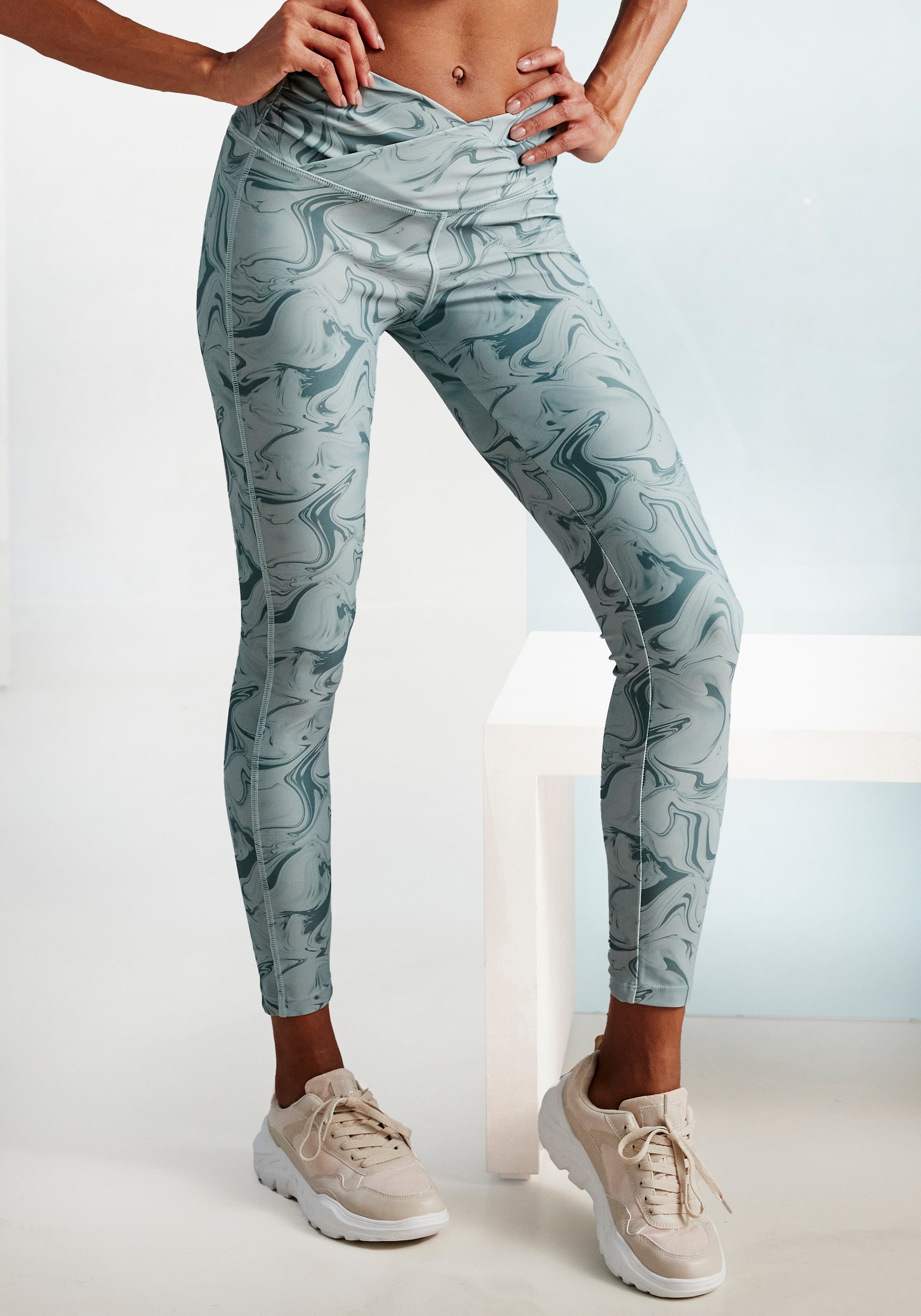 Funktionsleggings »-Sportleggings«, im Allover-Druck