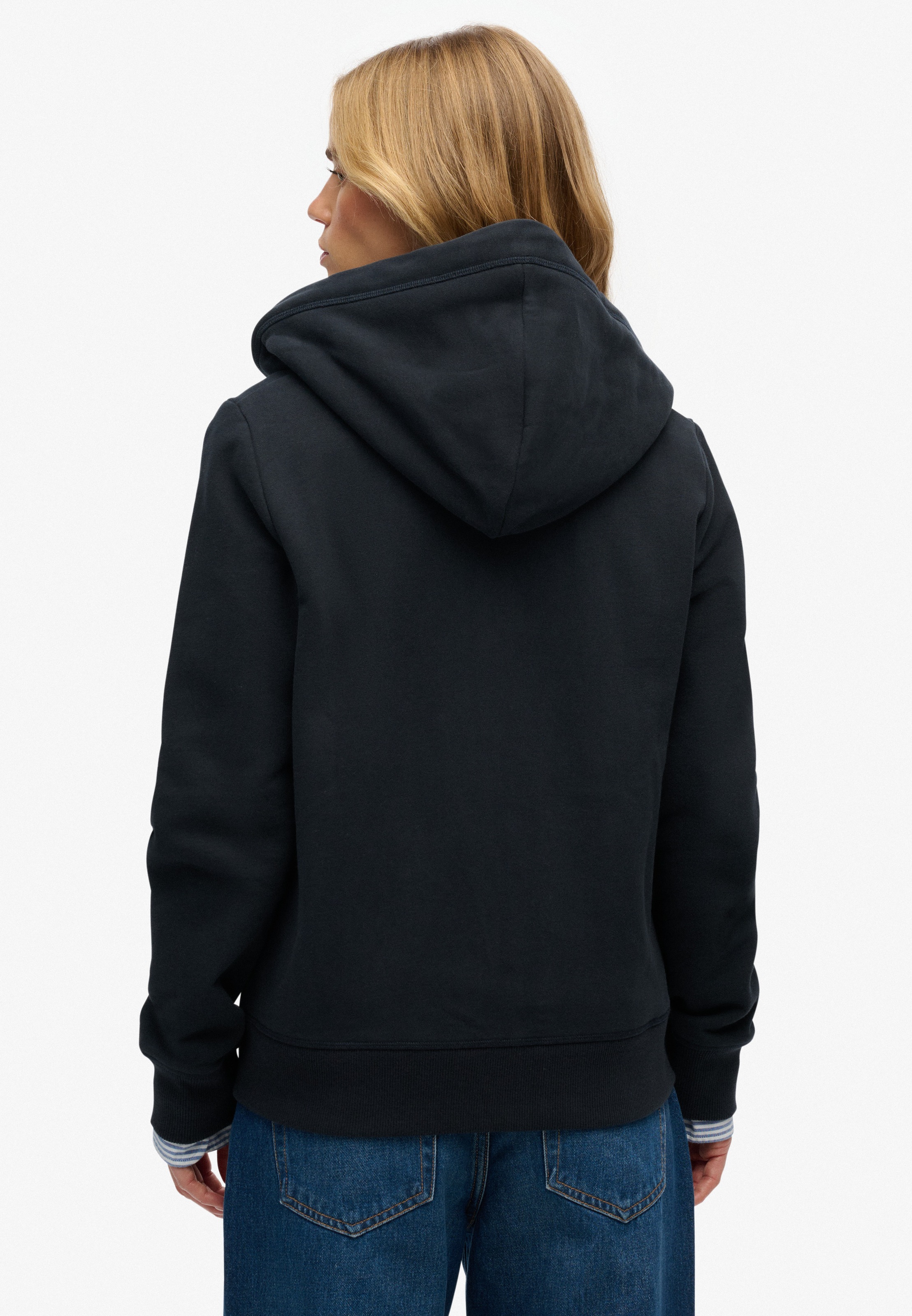Superdry Kapuzensweatjacke "Essential Logo Ziphood Hb" günstig online kaufen