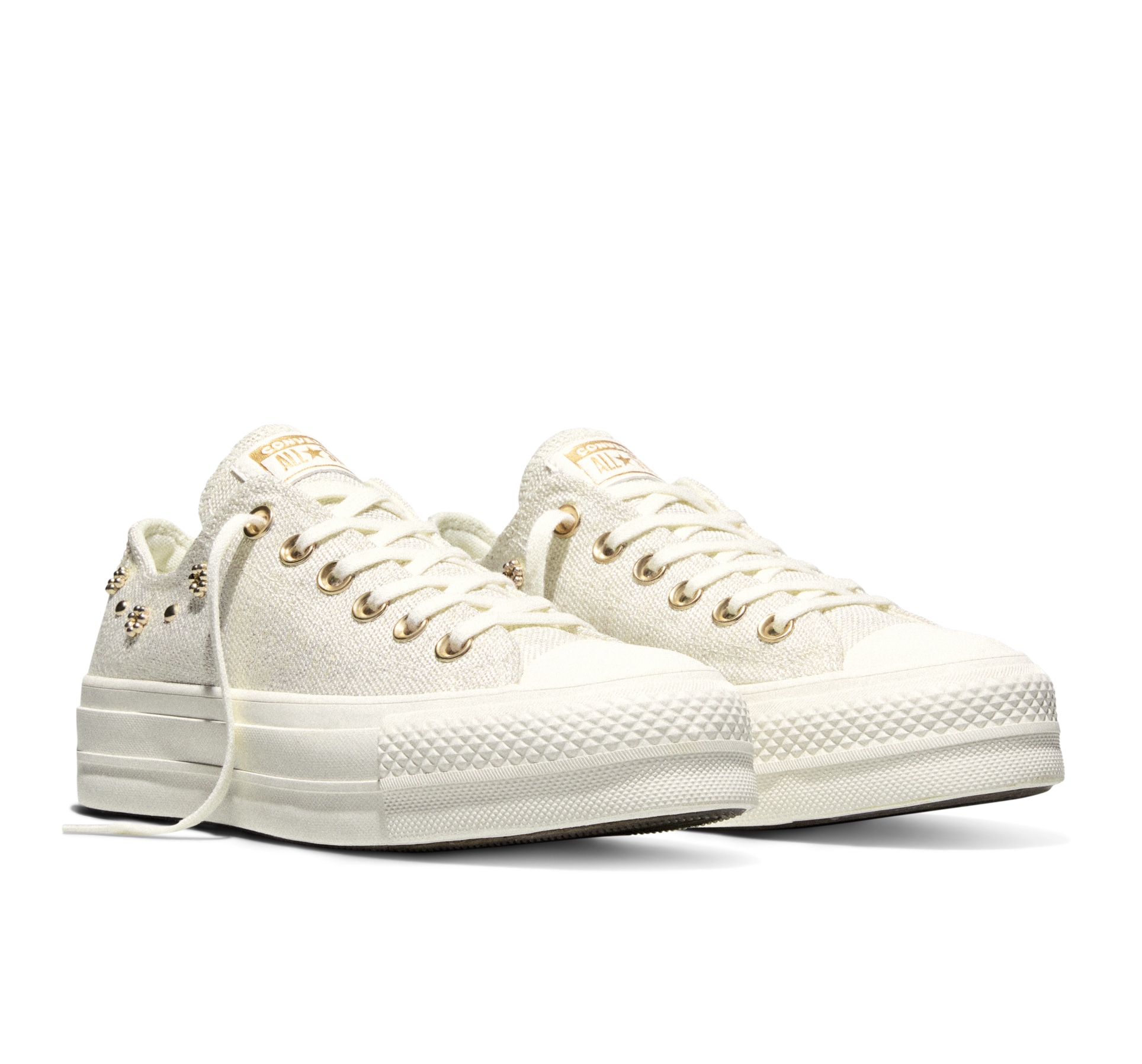 CONVERSE Damen Sneaker "CHUCK TAYLOR ALL STAR LI", Gr. 42,5egret, egret, Synthetik, Schuhe, für Freizeitaktivitäten, mit Gummilaufsohle, sportlicher