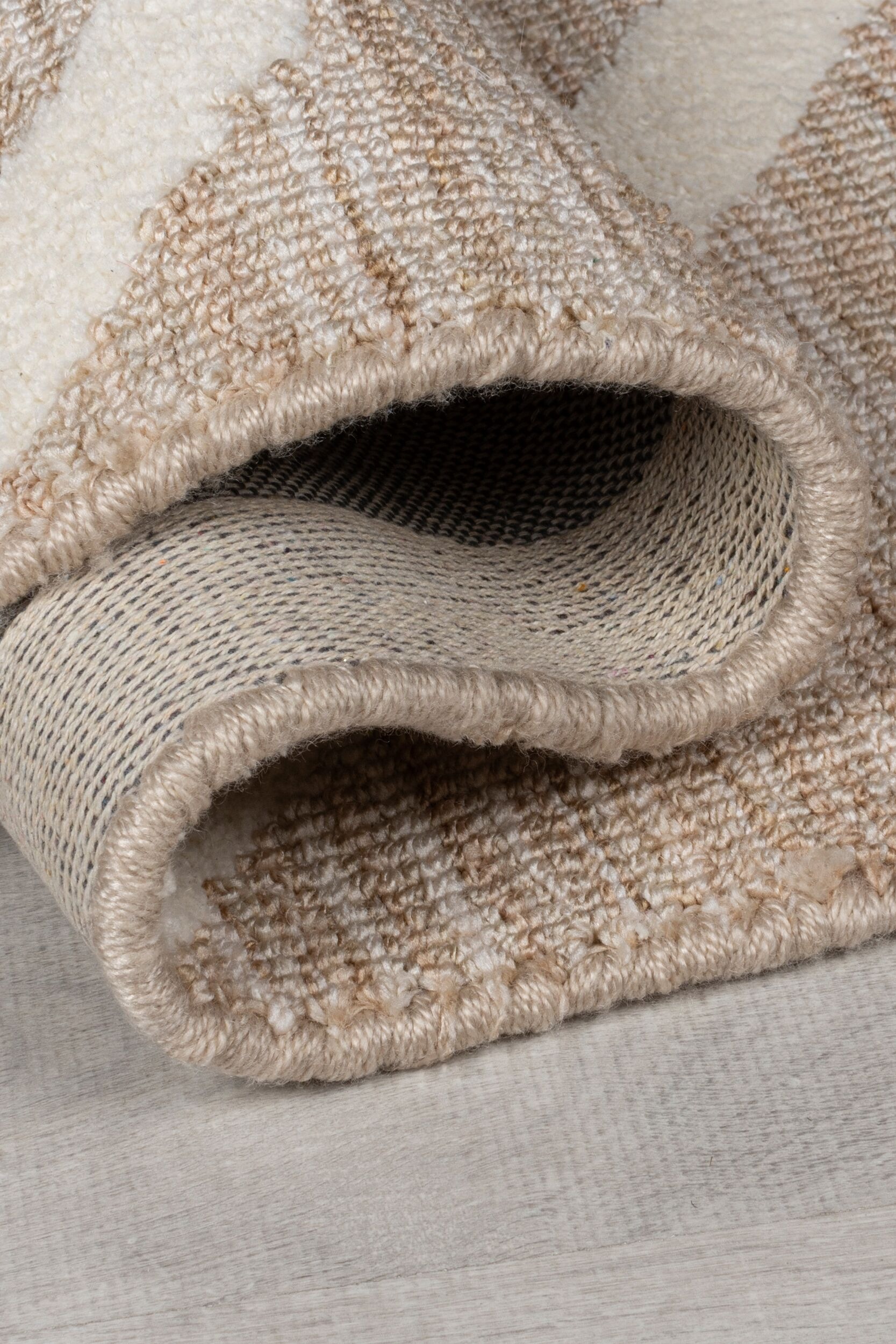 Thumbnail - FLAIR RUGS Teppich "Micah" rechteckig 12 mm Höhe Hoch-niedriger Flor in Wolle-Optik