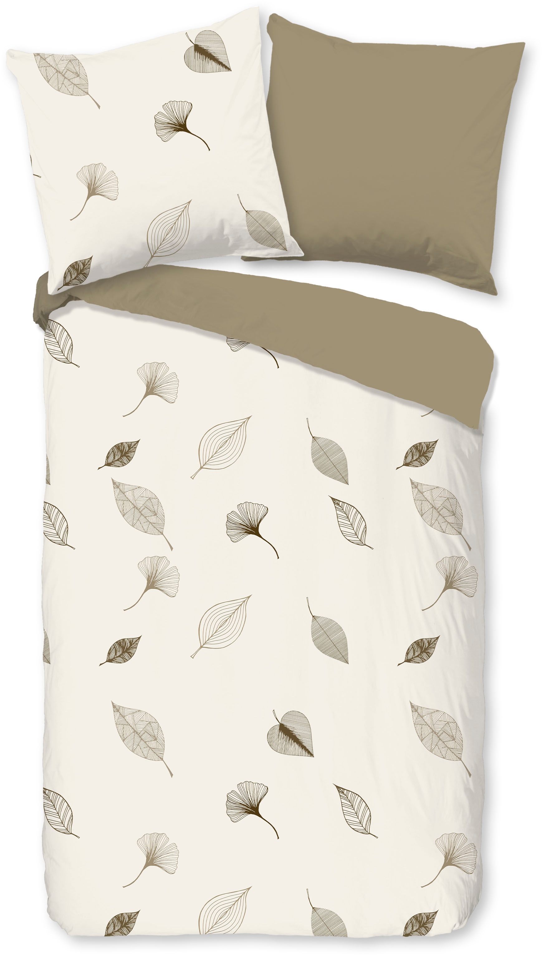 good morning Wendebettwäsche "Saar" 2 Stk. 100% Baumwolle, Renforcé, Reißve günstig online kaufen