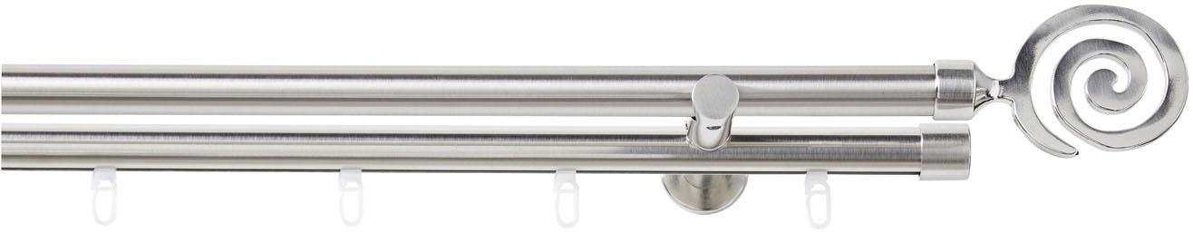Good Life Kombi-Vorhangstange "Espiral" Ø 20 mm 2 läufig-läufig Fixmaß günstig online kaufen
