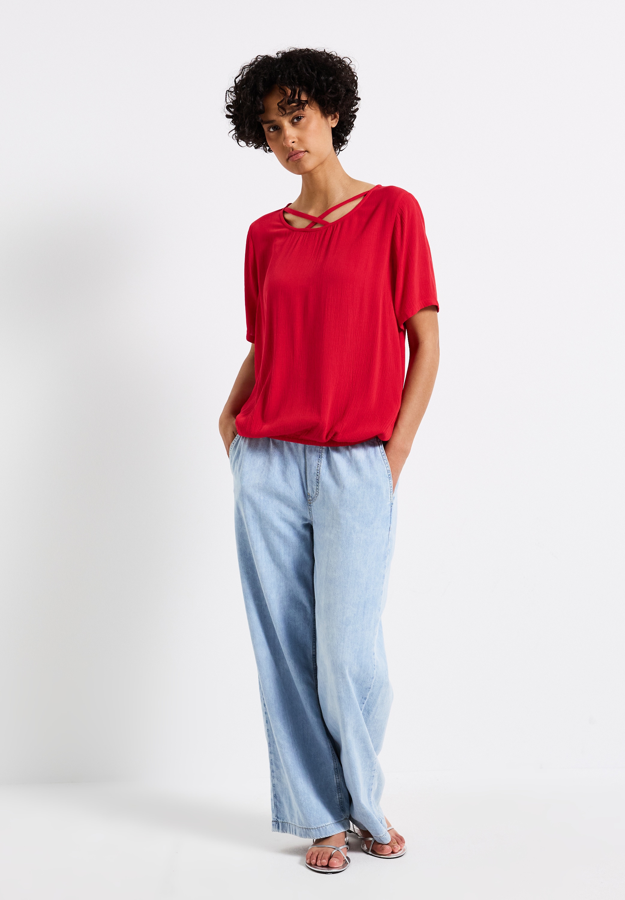 STREET ONE Shirtbluse, aus softer Viskose