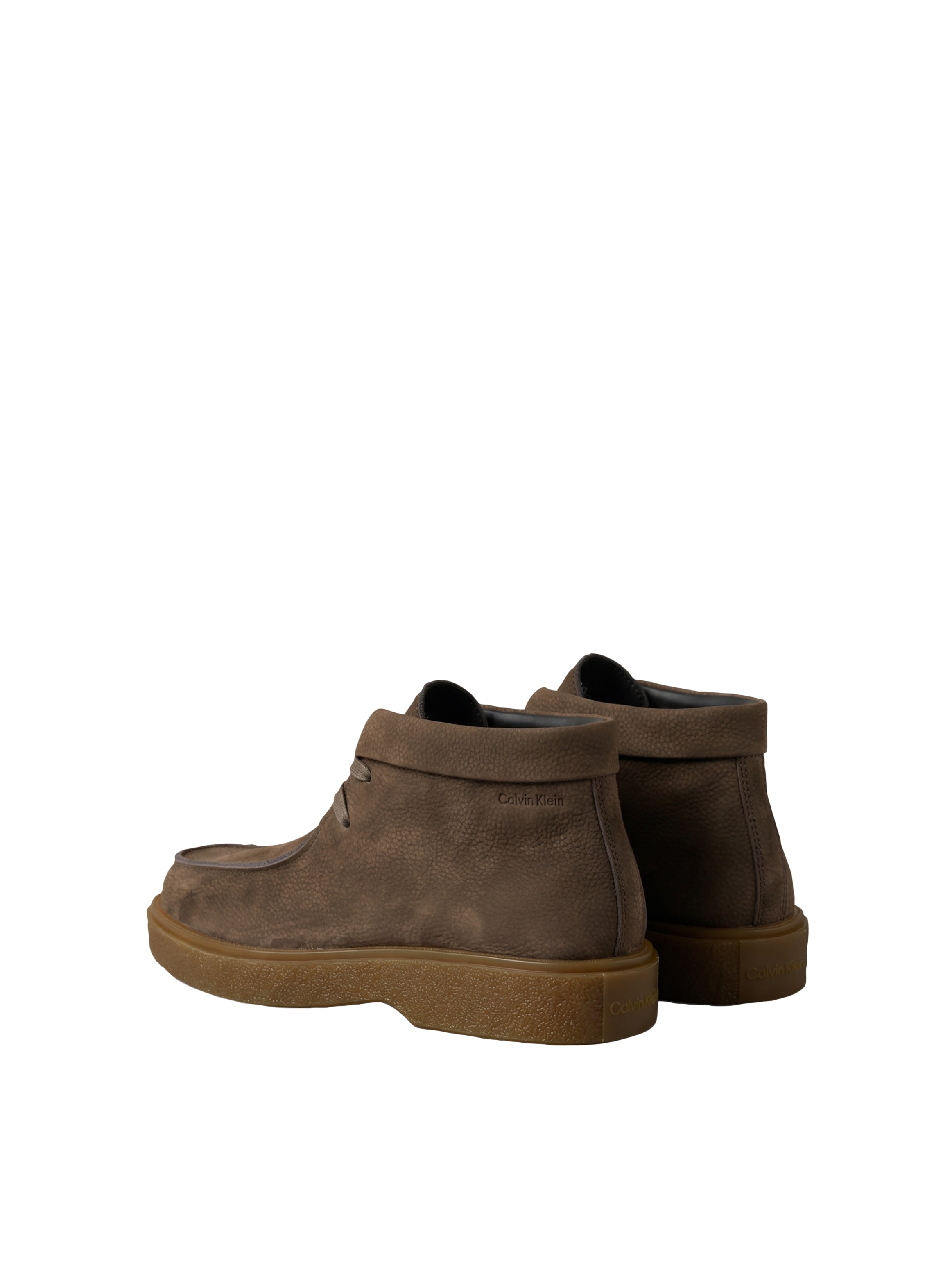 Calvin Klein Schnürboots »TEXT RUBBER APRON BOOT NU«  Boots, Schnürstiefelette im Mokassin-Look