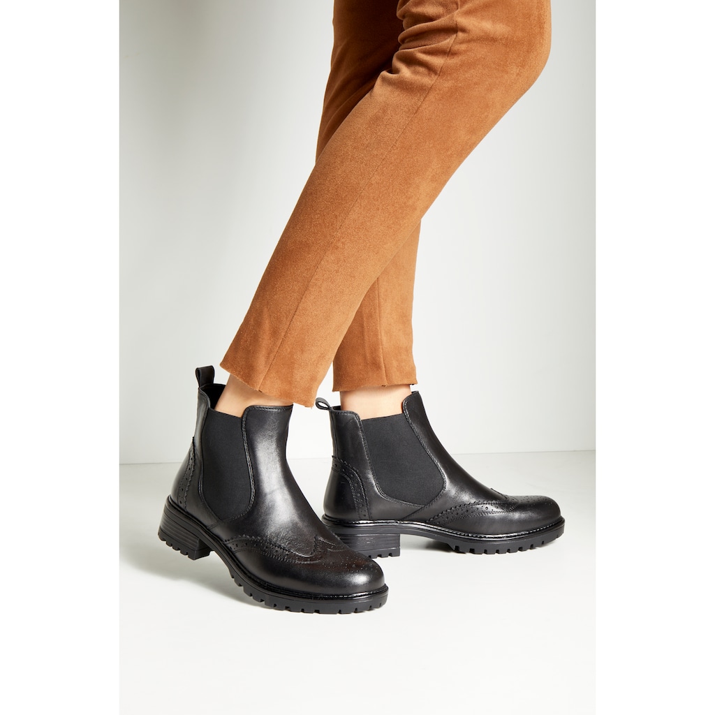 LASCANA Stiefelette »Chelseaboots, Schlupfstiefel«