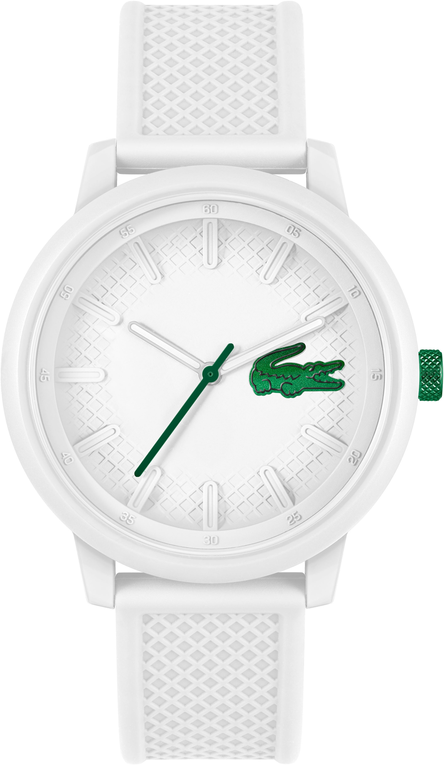 Quarzuhr »LACOSTE.12.12«, Armbanduhr, Herrenuhr, Mineralglas