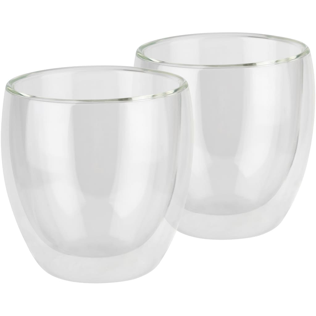 APS Teeglas »TWINZ«, (Set, 2 tlg.), Ø 8,5 cm, H: 8,5 cm, 230 ml, 2-teilig
