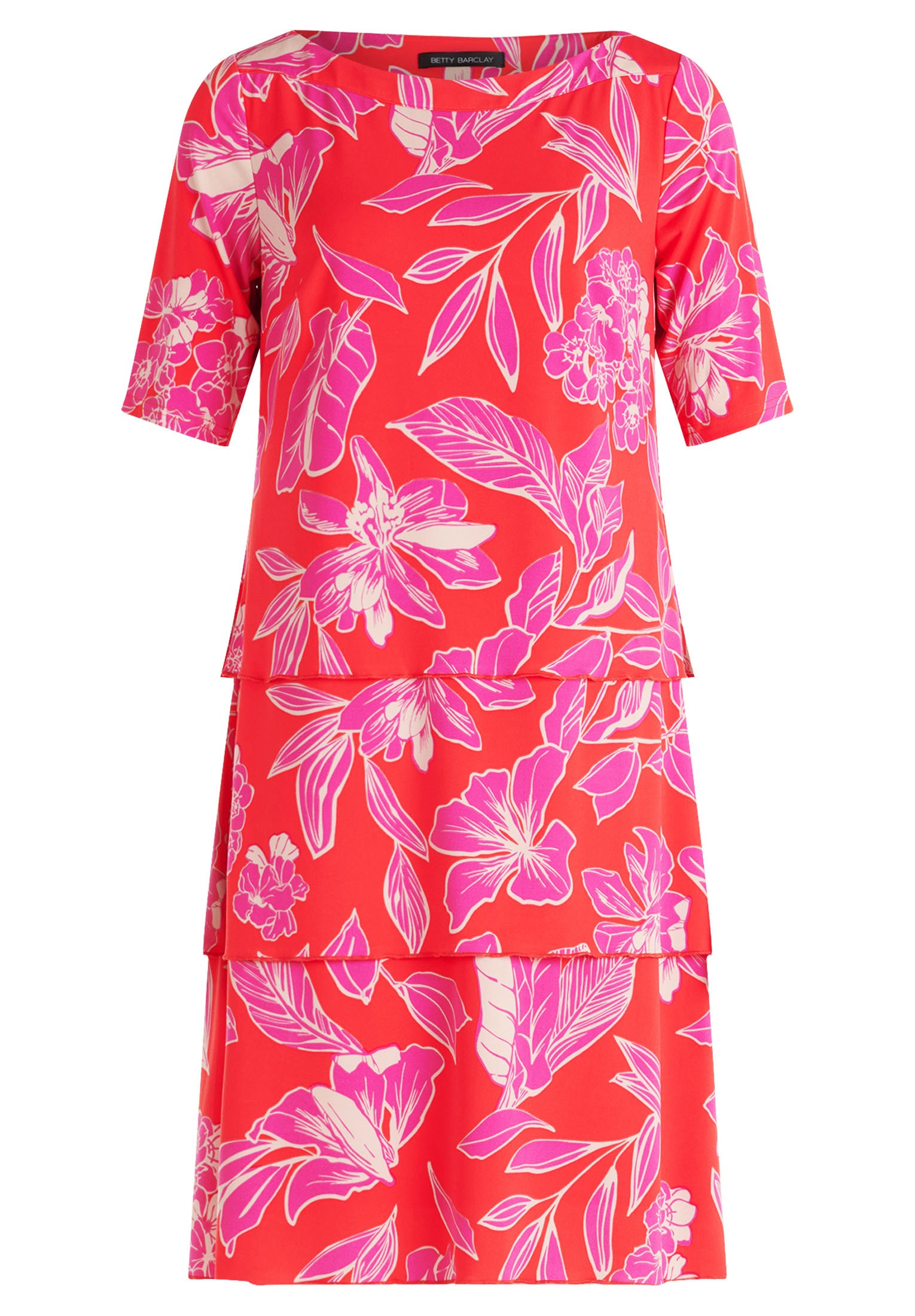 Betty Barclay Sommerkleid "Betty Barclay Damen Stufenkleid kurzarm", Druck günstig online kaufen