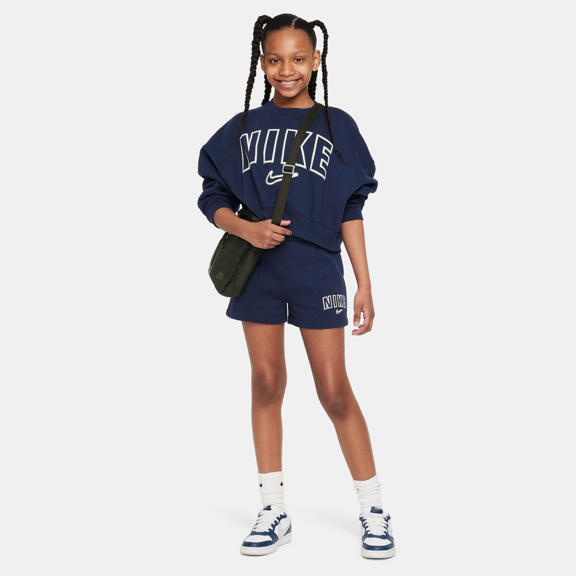 Nike Sportswear Sweatshirt »NSW TREND FLC CREW PRNT - für Kinder« | BAUR