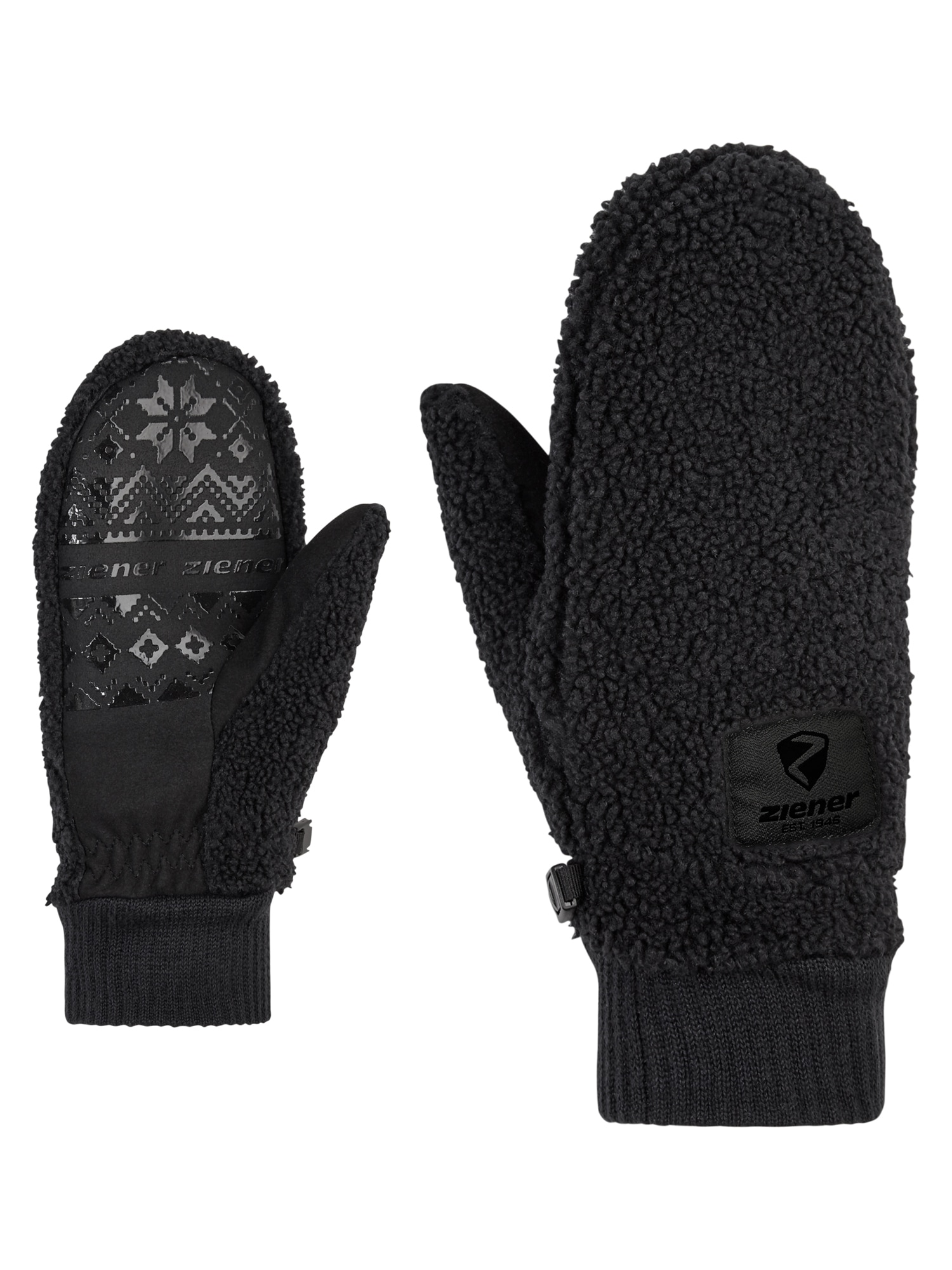 Ziener Fäustlinge "ISHERPA-Z DAMEN" Warm, Teddyfleece, Strickbündchen