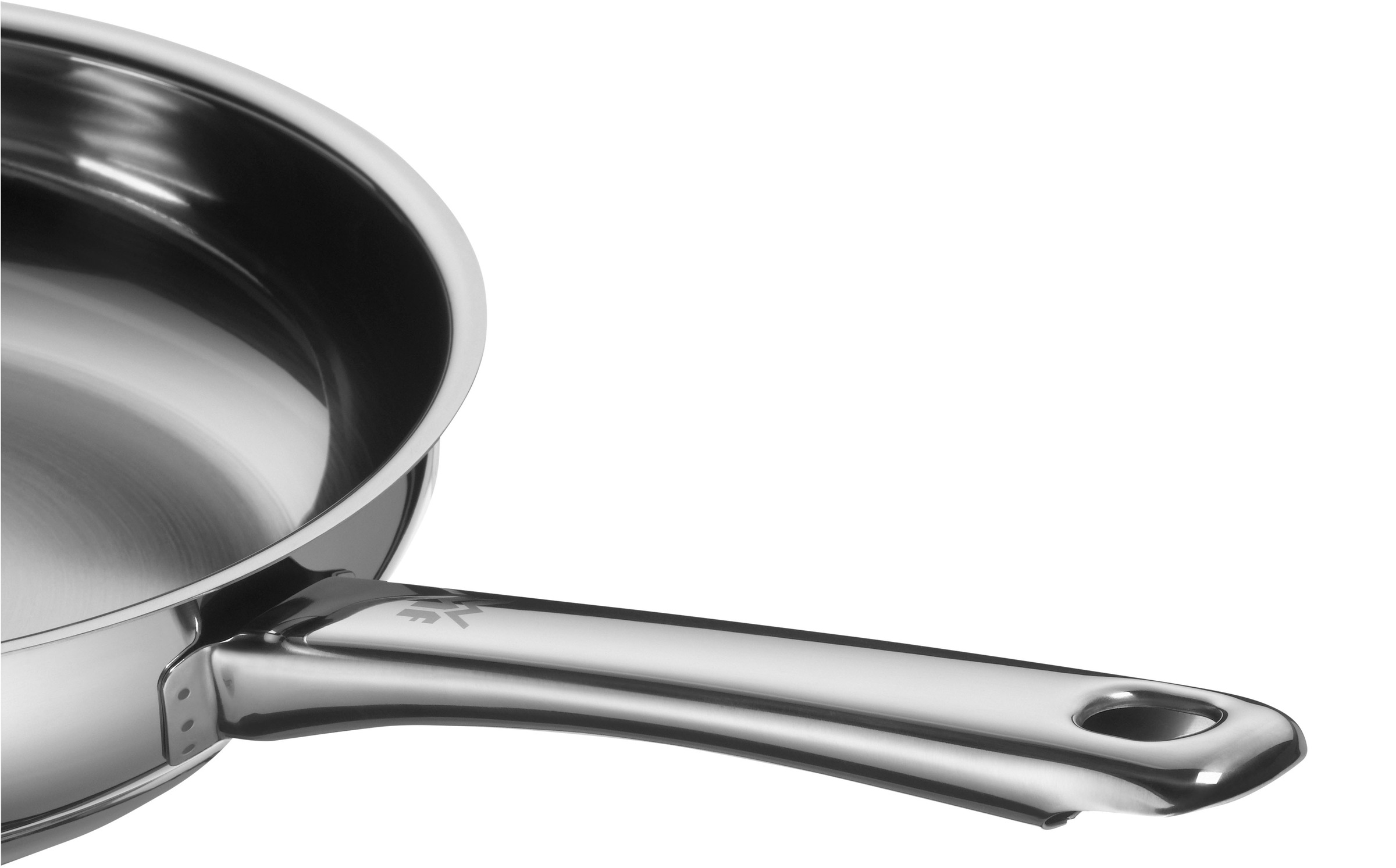 WMF Bratpfanne »Profi«, Cromargan® Edelstahl Rostfrei 18/10, (1 tlg.), 20 cm, TransTherm-Allherdboden