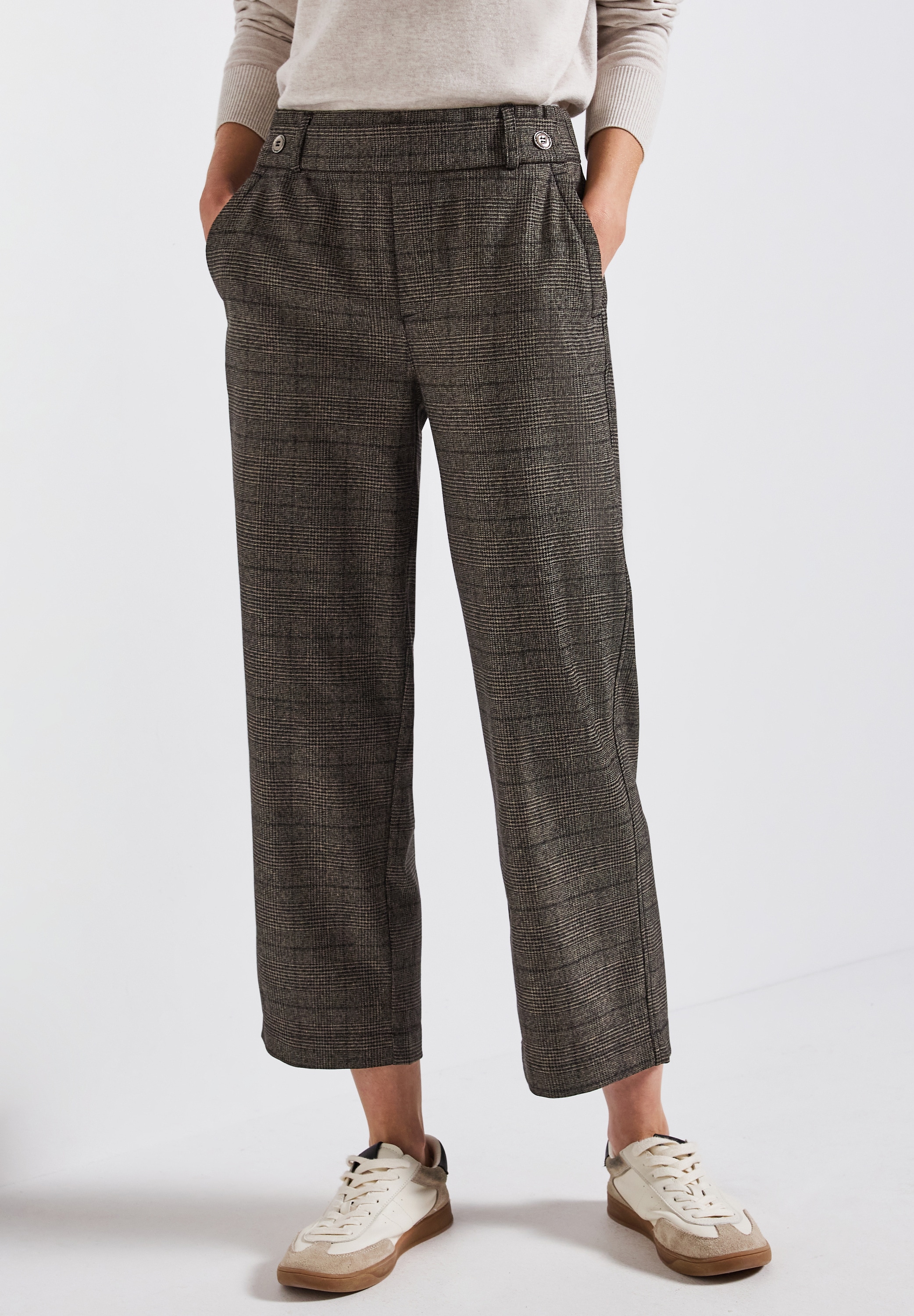 STREET ONE Stoffhose  High Waist