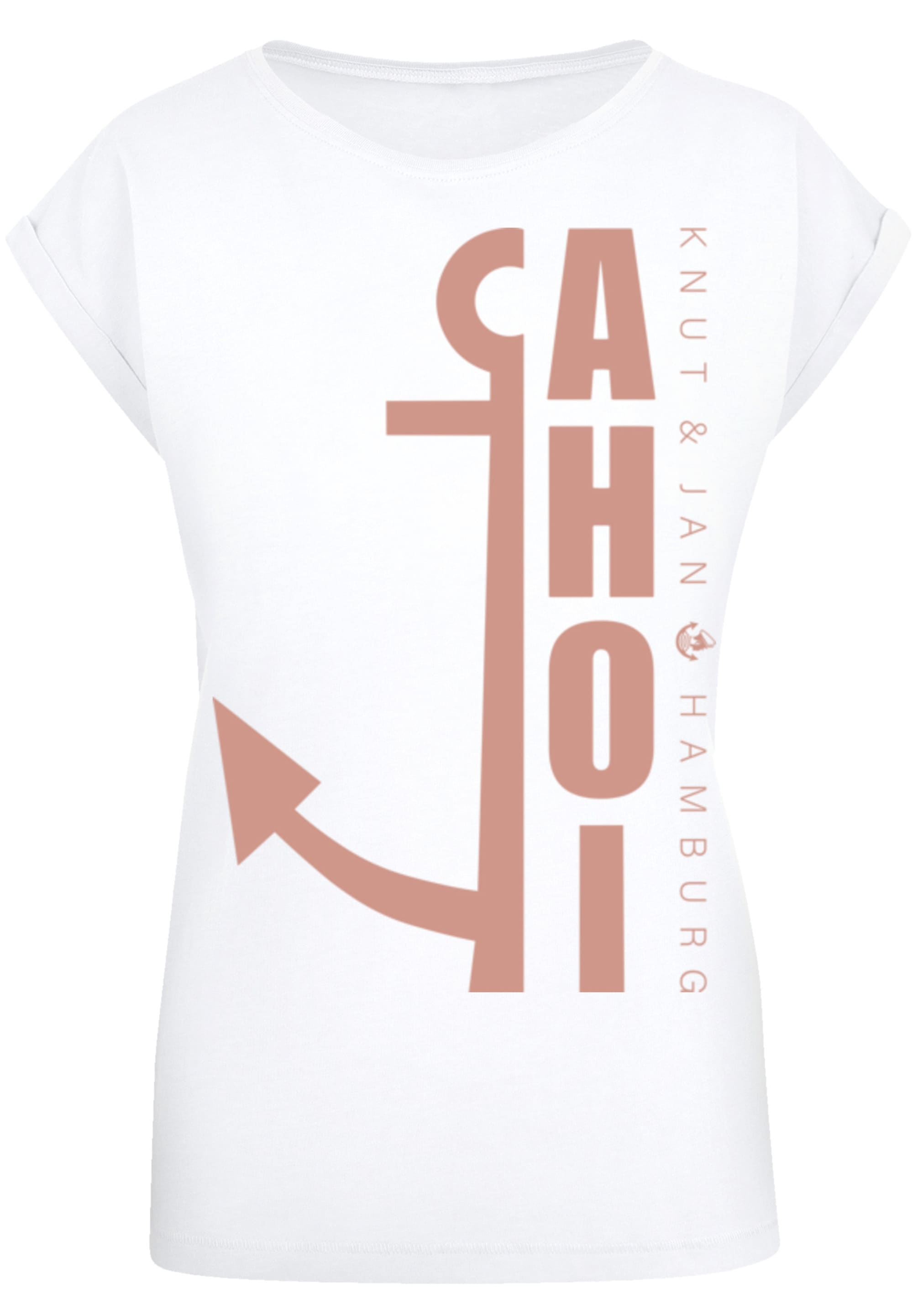 F4NT4STIC T-Shirt "PLUS SIZE Ahoi Anker", Print