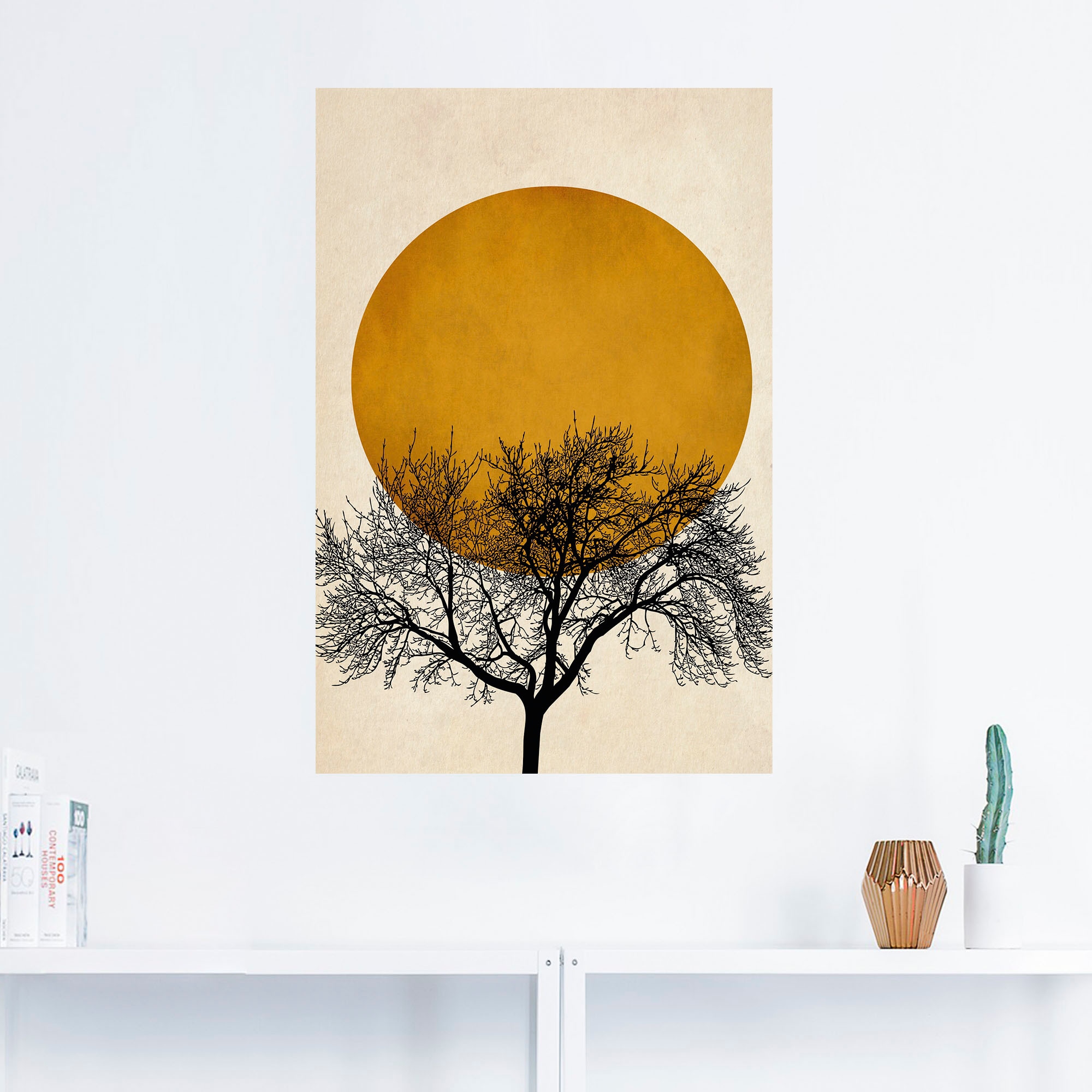 Artland Wandbild »Wintermorgen«, Baumbilder, (1 St.), als Leinwandbild, Poster, Wandaufkleber in verschied. Größen