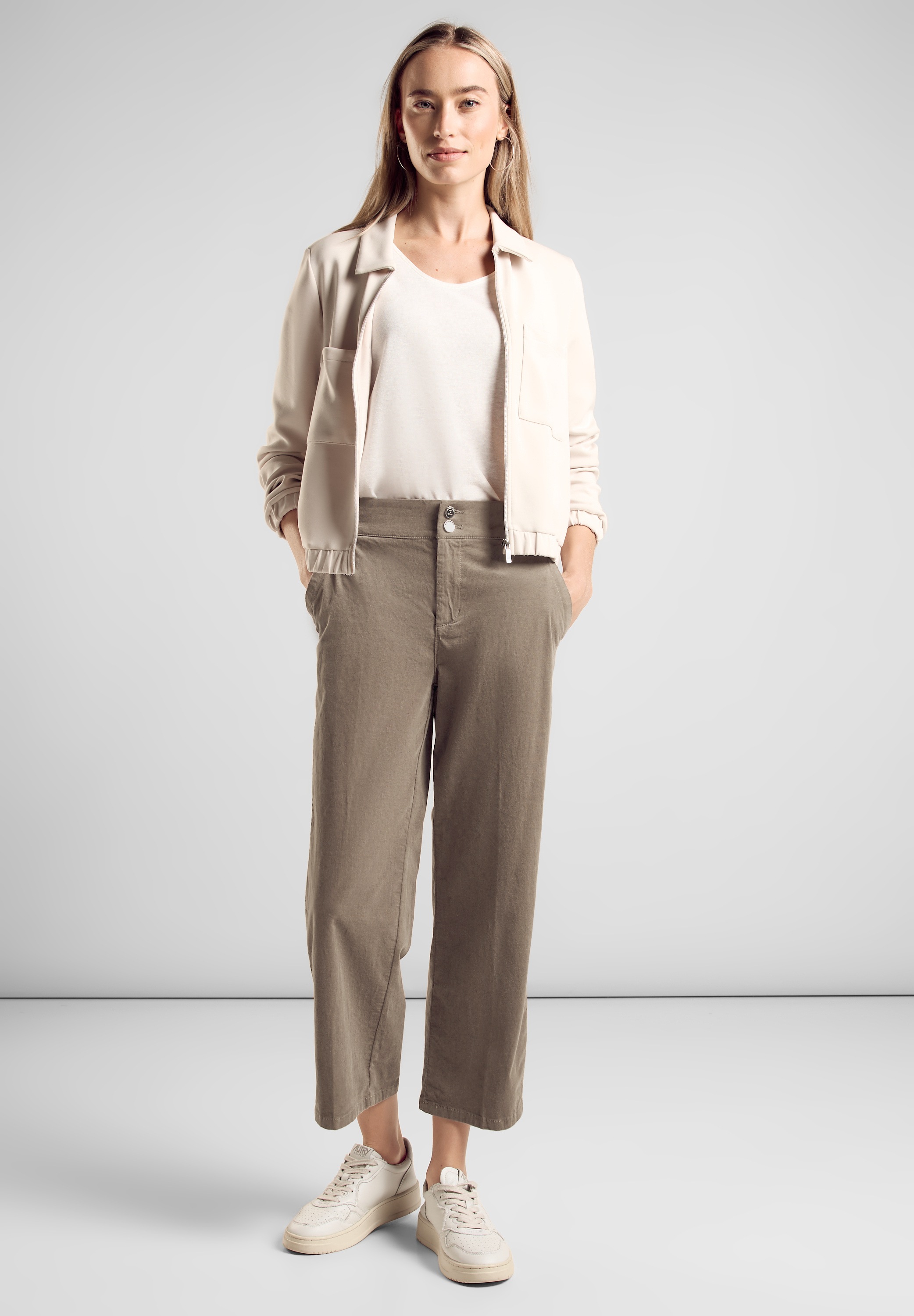 STREET ONE Cordhose, aus Baumwolle mit Stretchanteil