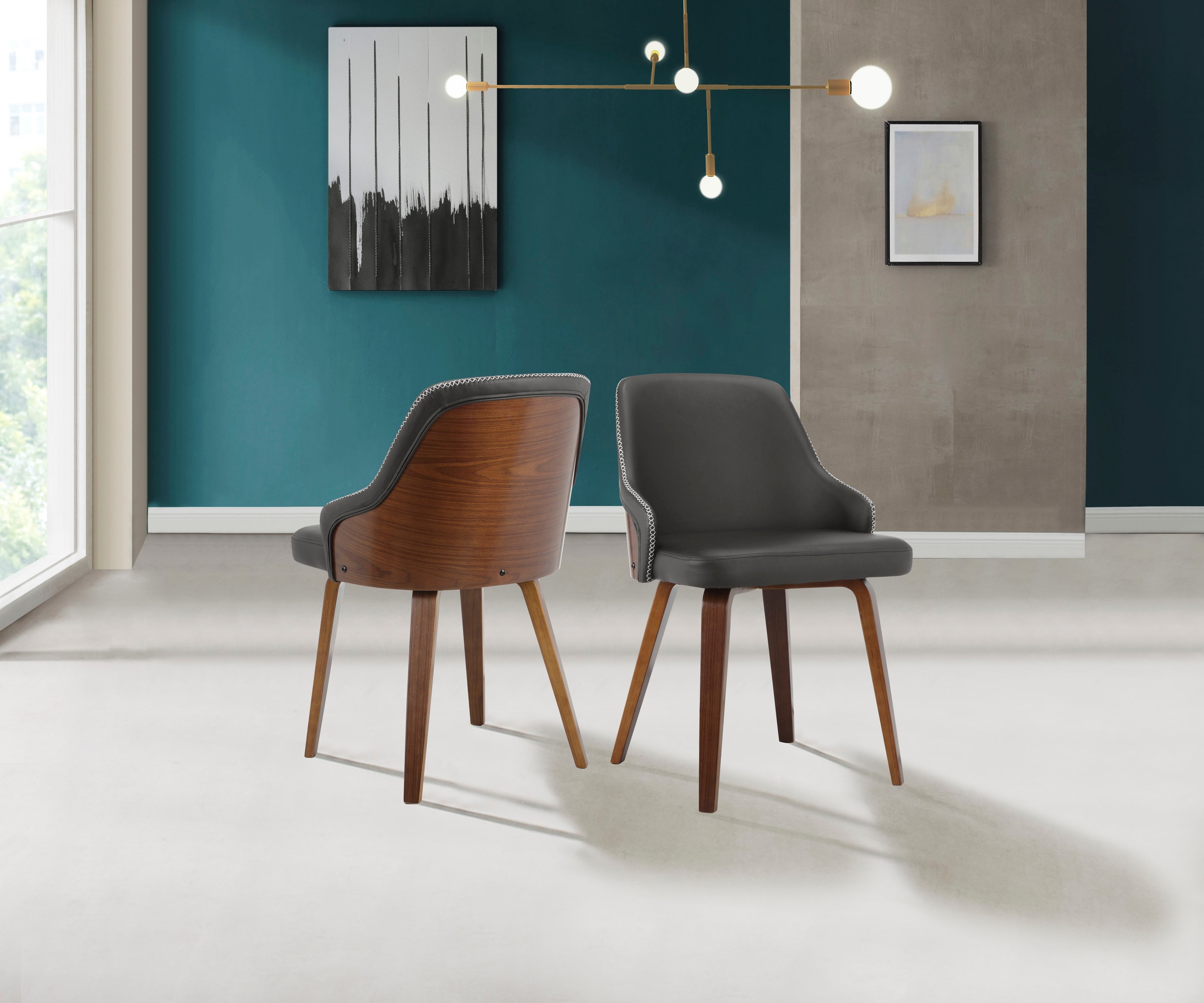 INOSIGN Esszimmerstuhl "Bojan" () 2 Stk. Kunstleder pflegeleichtes Kunstled günstig online kaufen