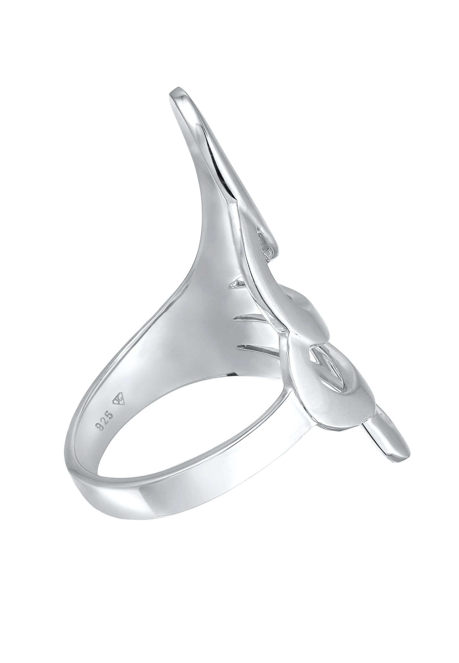 Nenalina Fingerring »Basic Wellen Geschwungen Schlicht 925 Silber«