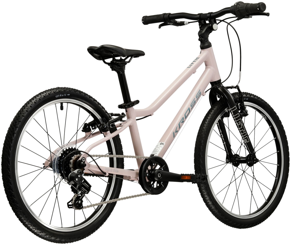 Kross Kinderfahrrad »KROSS Kinderrad Lightweight Liftie 20" rosa«, 7 Gang, Shimano, TOURNEY TY200 Schaltwerk, Kettenschaltung