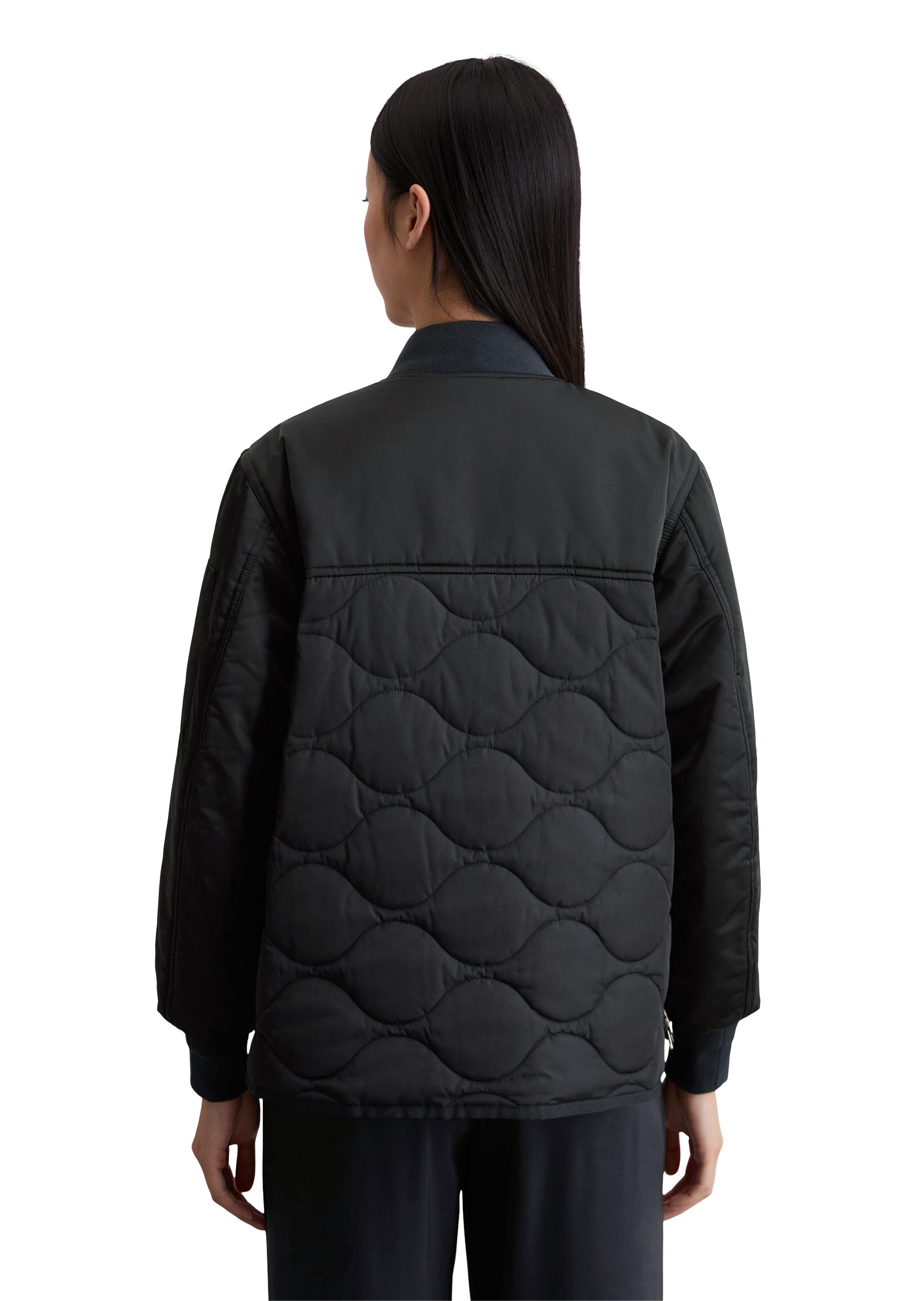 Marc O'Polo Outdoorjacke »im Cape-Stil«, ohne Kapuze