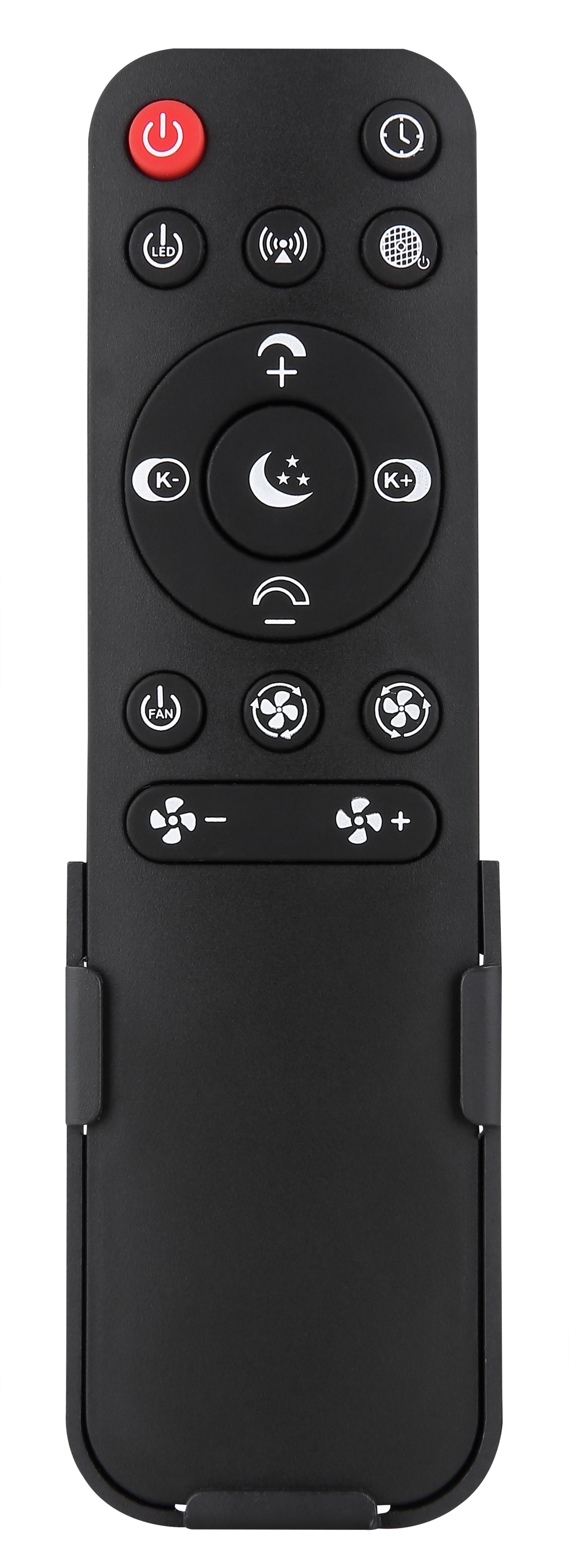 GLOBO LIGHTING Deckenleuchte »TRAVO« LED-Modul 1 Stk. Ventilator/ Küche / Wohnbereich / Schlafzimmer /schwarz / Flügel innen