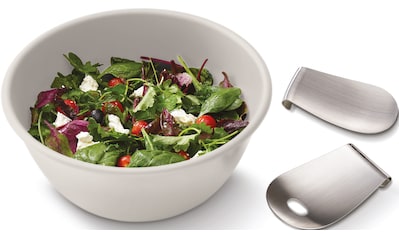 Joseph Joseph Salatschüssel »Uno«, aus Edelstahl, mit Edelstahl-Salatbesteck, Ø 30 cm kaufen