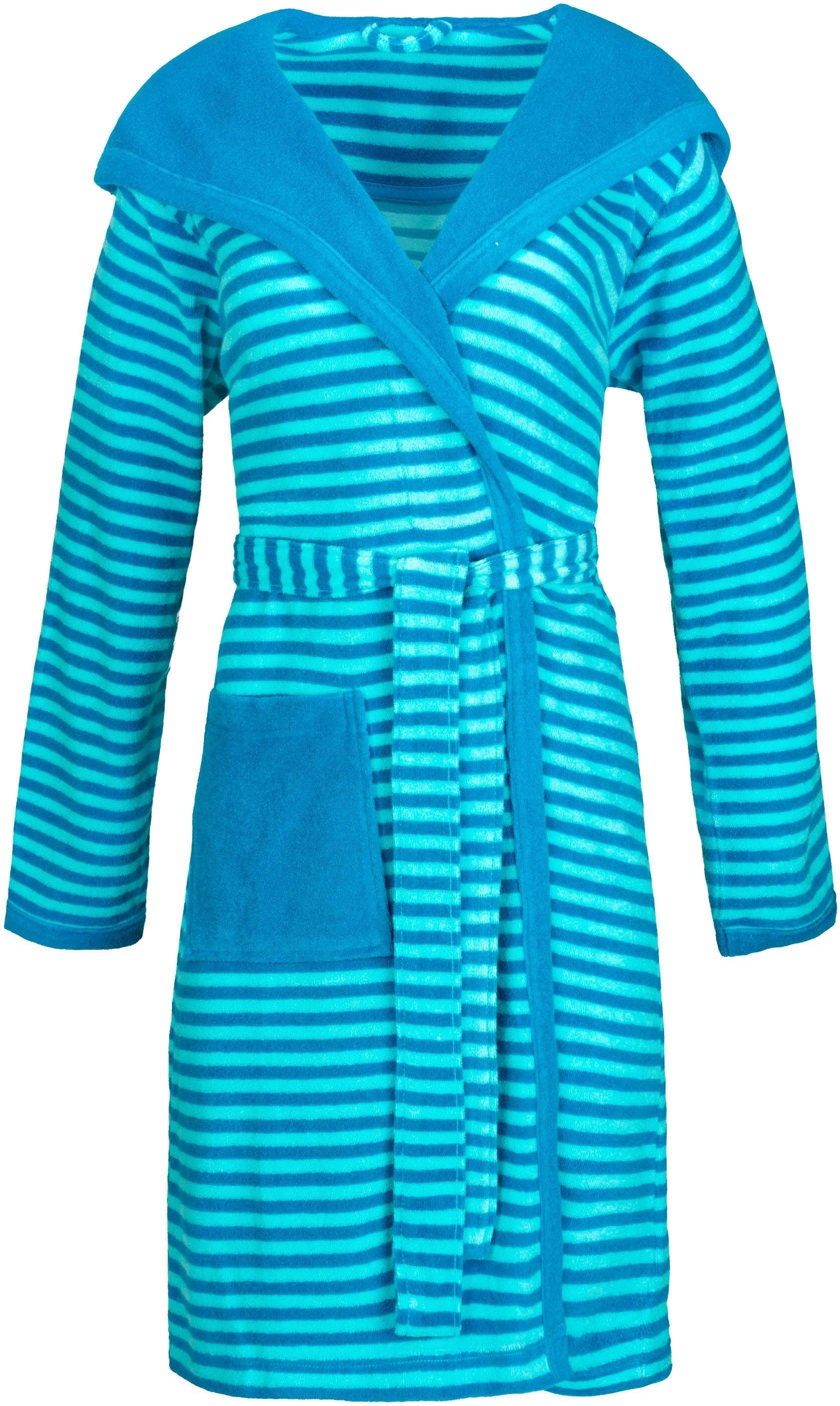 Esprit Damenbademantel "Striped Hoody, ideal für Sauna & Spa, Hotelbademant günstig online kaufen