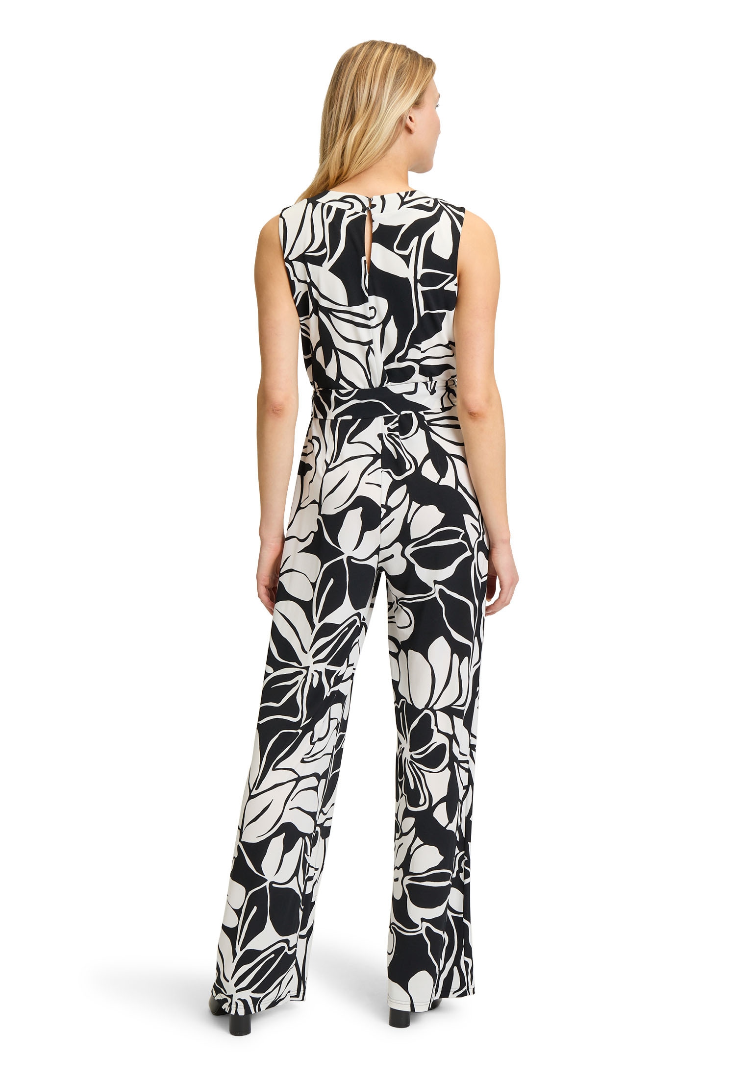Vera Mont Overall »Vera Mont Jumpsuit mit Bindegürtel«, (1 tlg.), Druck