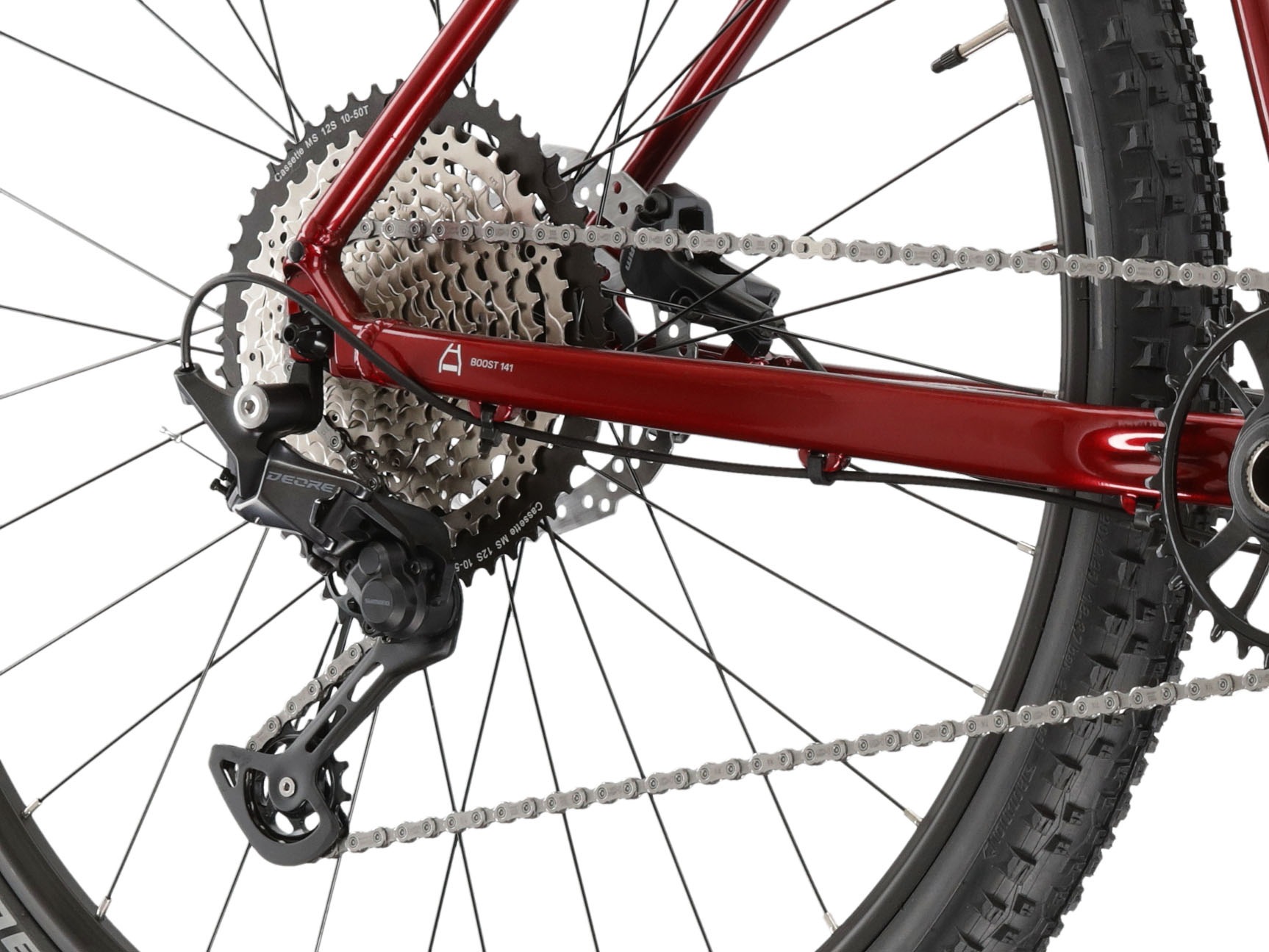 Kross Mountainbike »KROSS MTB Hardtail Level 6.0 29" rot 12 Gänge«, 12 Gang, Shimano, DEORE M6100 Schaltwerk, Kettenschaltung