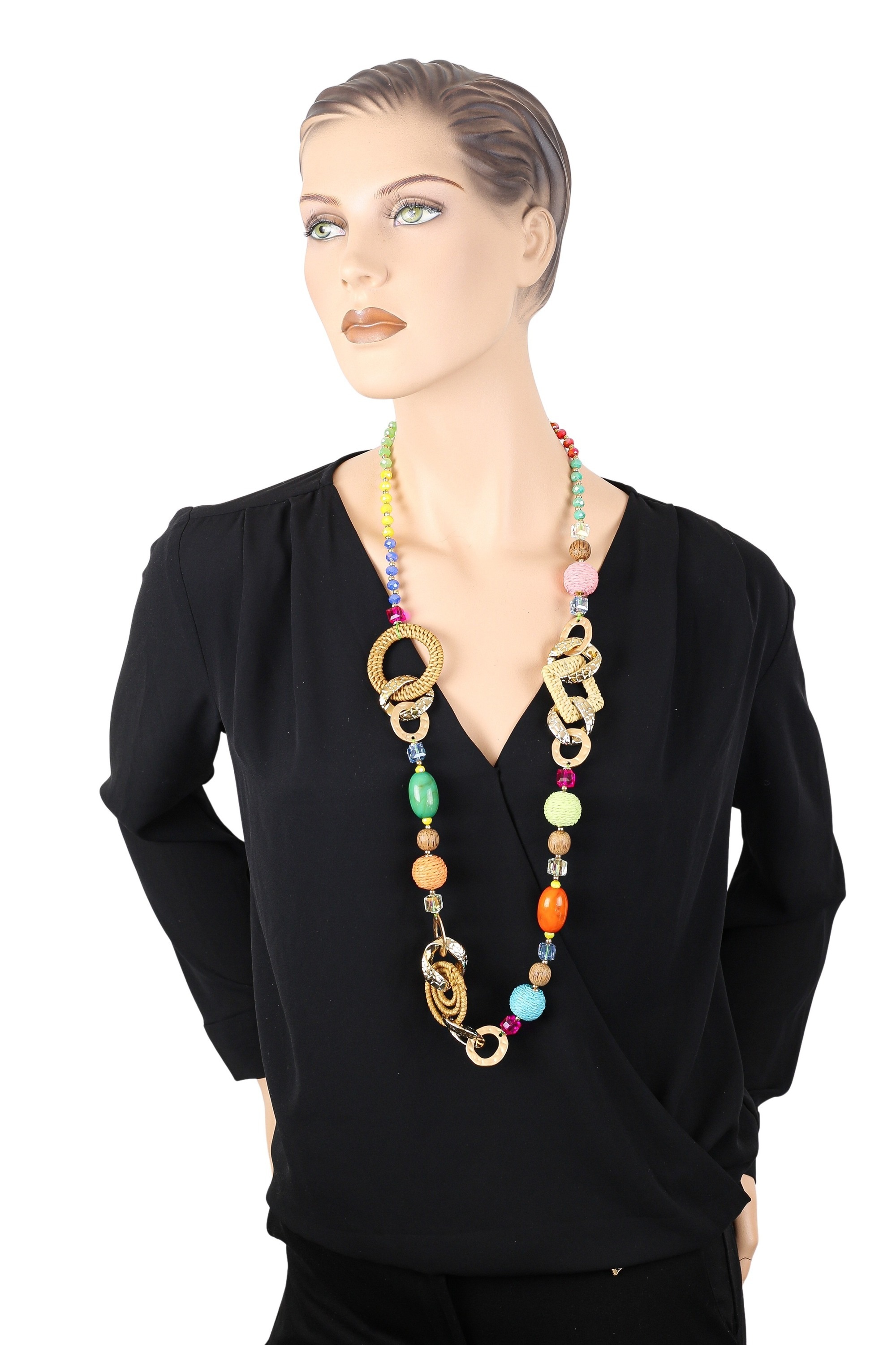 COLLEZIONE ALESSANDRO Lange Kette "Tropicana", farbenfrohe Statementkette günstig online kaufen