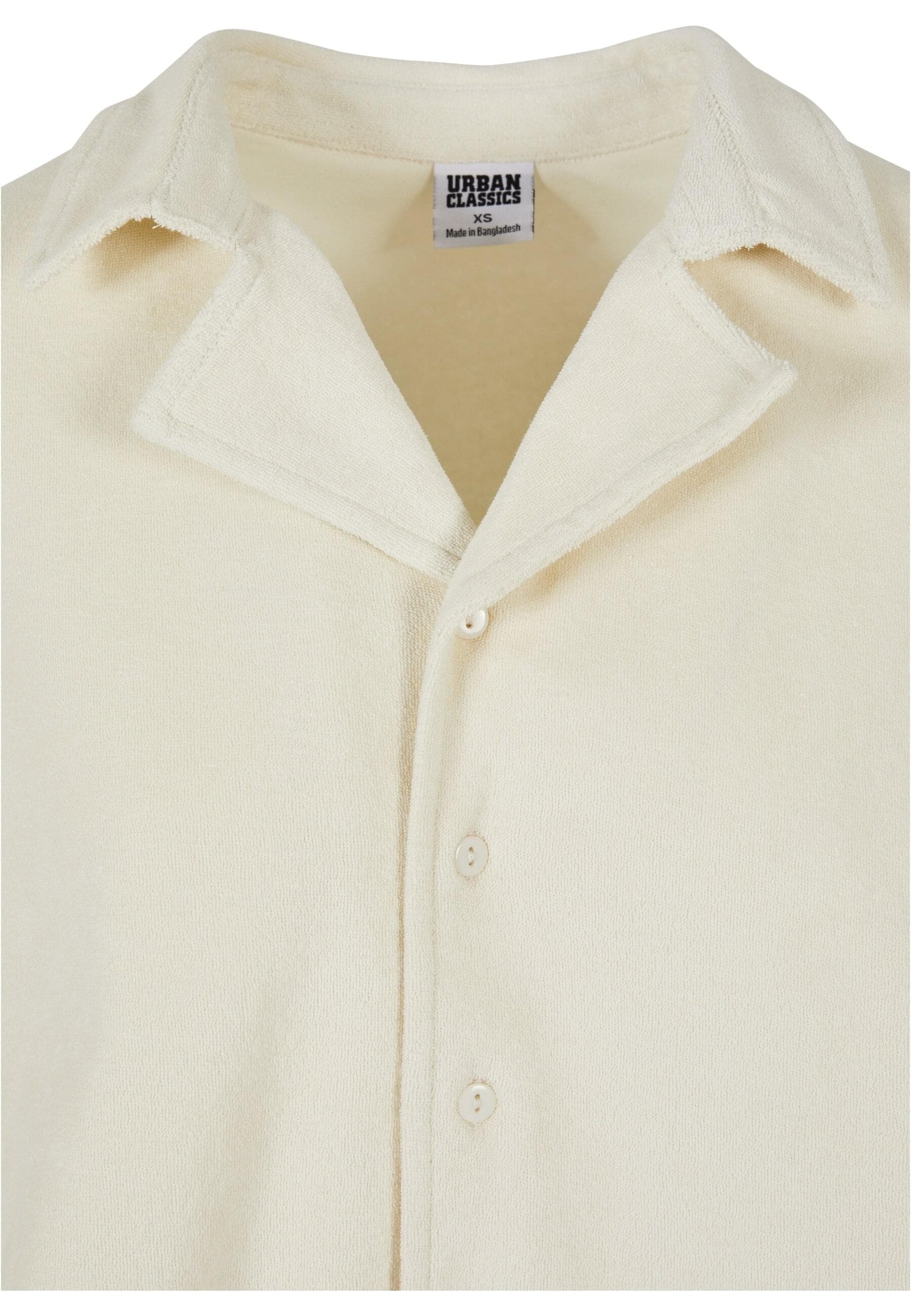 URBAN CLASSICS Langarmhemd »Urban Classics Damen Ladies Towel Resort Shirt«