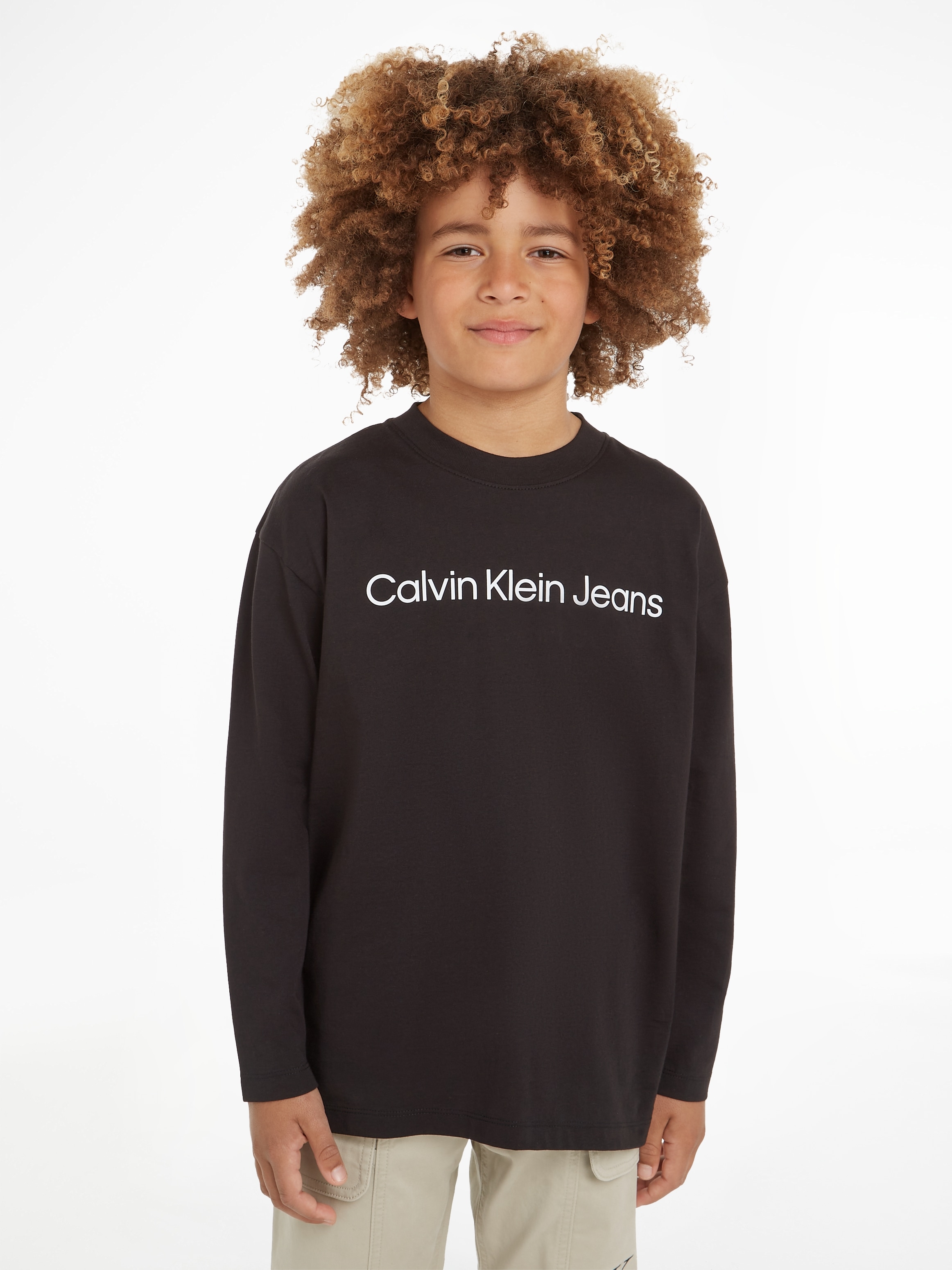 Calvin Klein Jeans Calvin KLEIN Džinsai marškinėliai ilgo...
